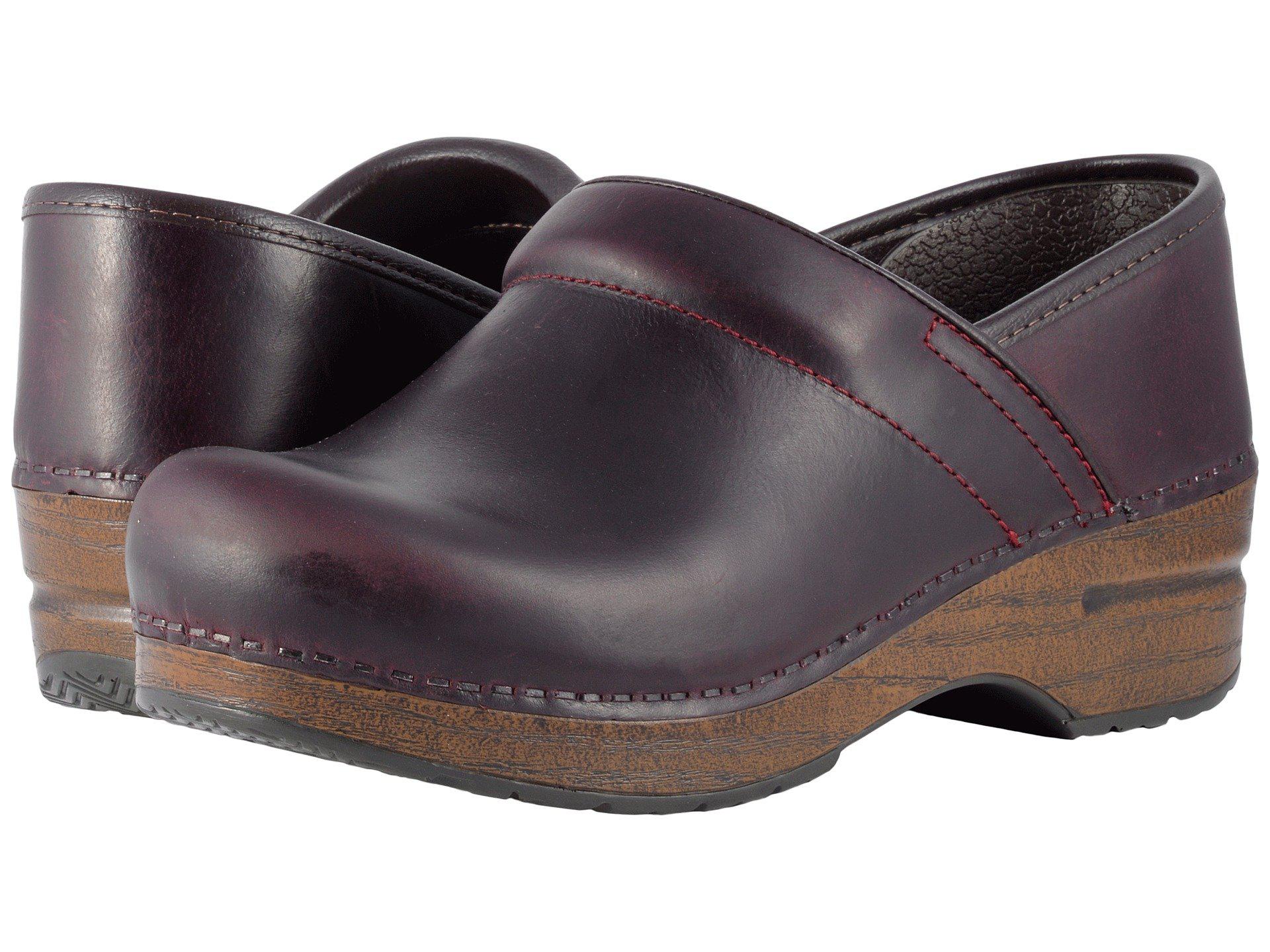 dansko blueberry oiled clog