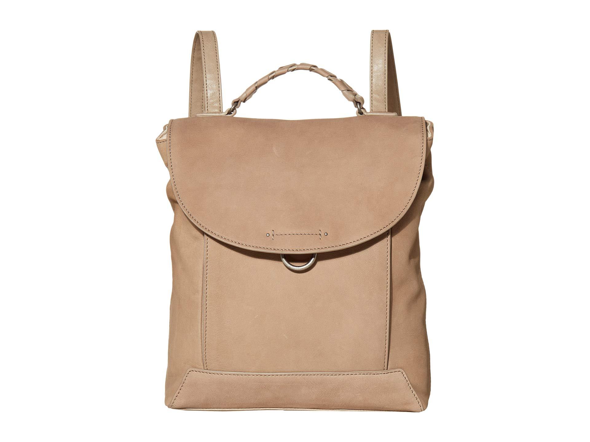 Lucky Brand Leather Vala Backpack in Gray Lyst