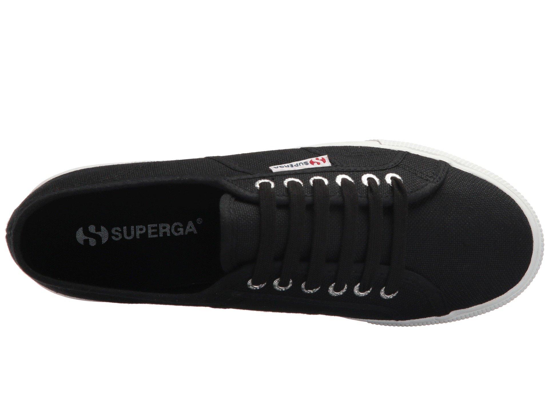 black superga platform