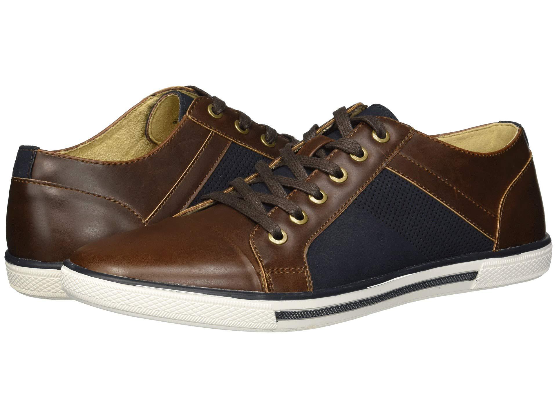 Kenneth Cole Crown Sneaker B (navy/brown) Men's Shoes in Brown for Men ...