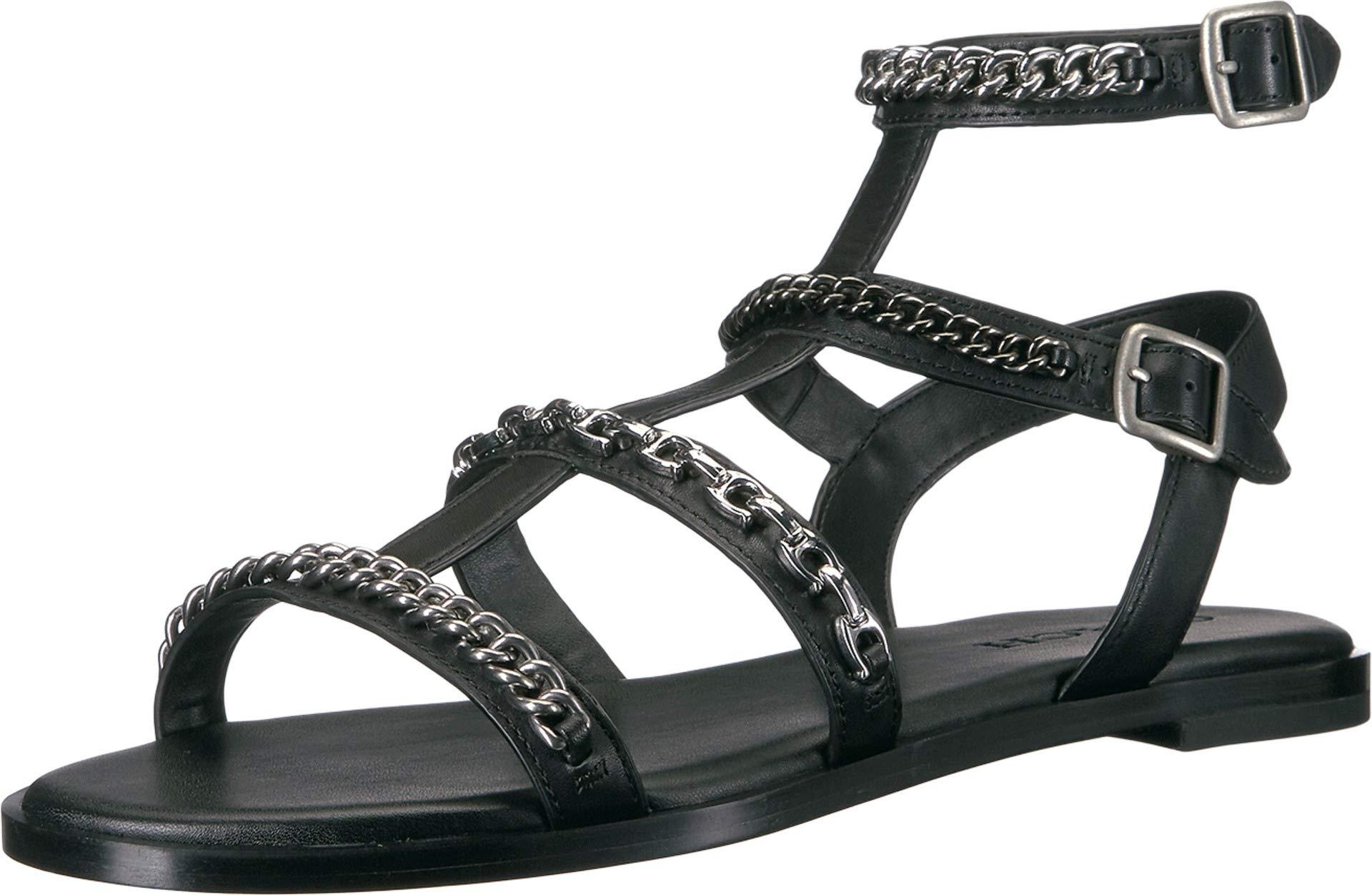 chain flat sandals