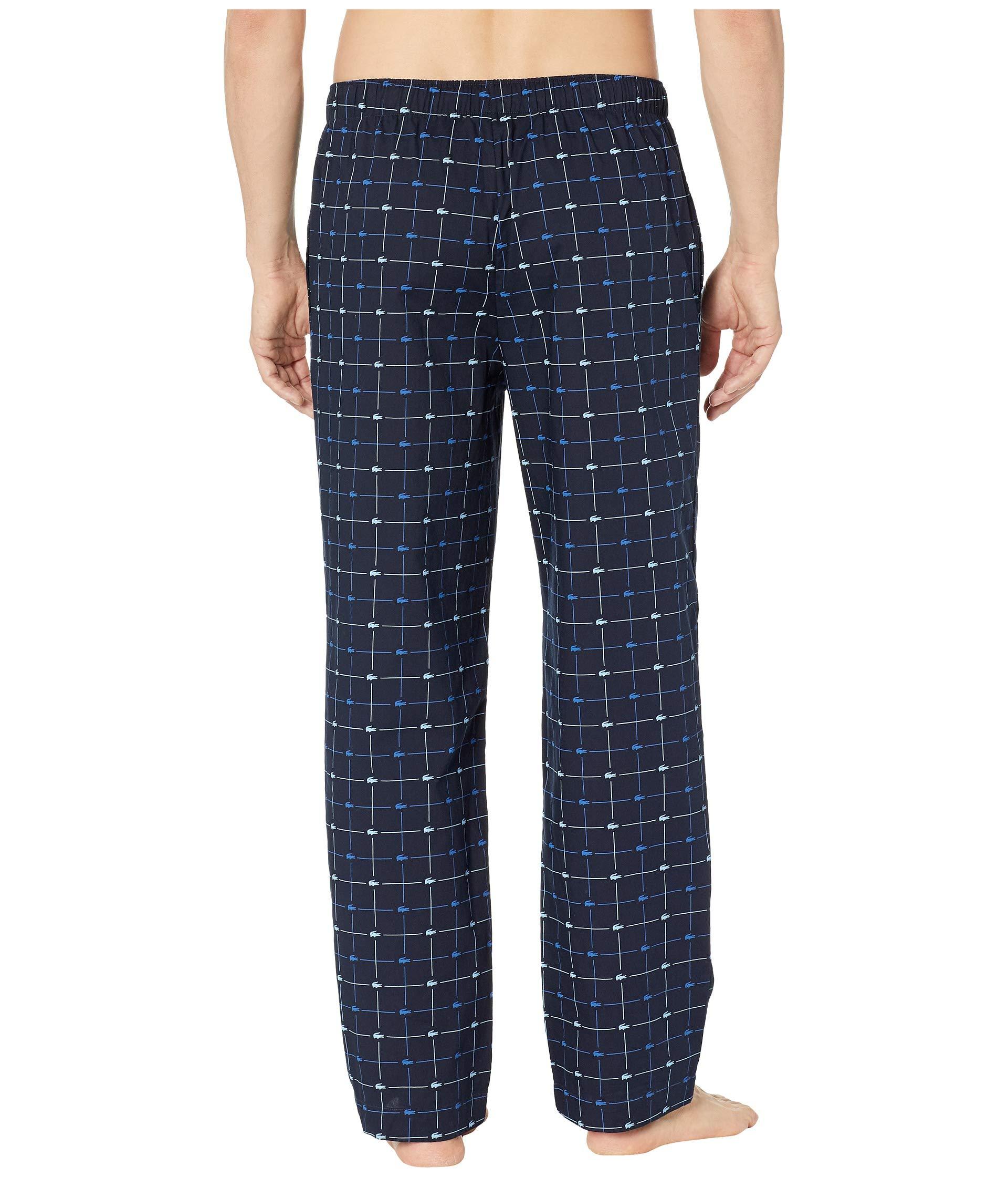 Lacoste Mens Printed Croc Drawstring Lounge Set