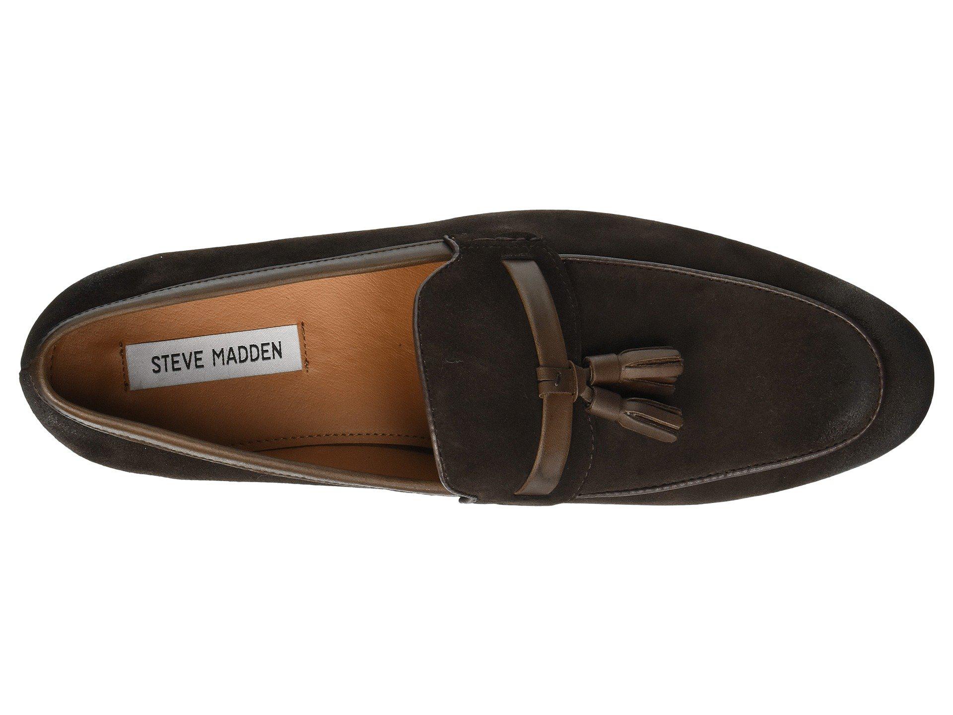 Steve Madden Summit (brown Suede) Men's Slip On Shoes for ...
