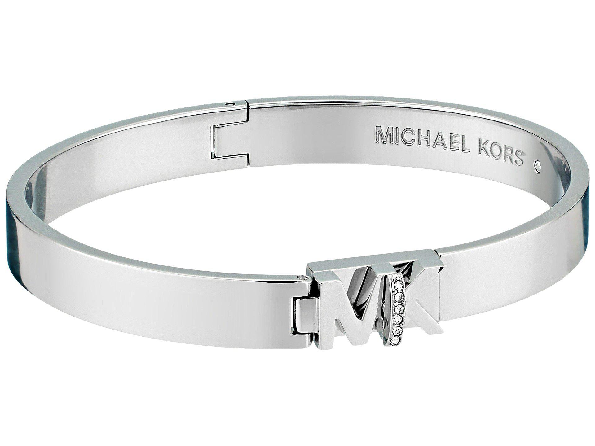 michael kors buckle bracelet silver
