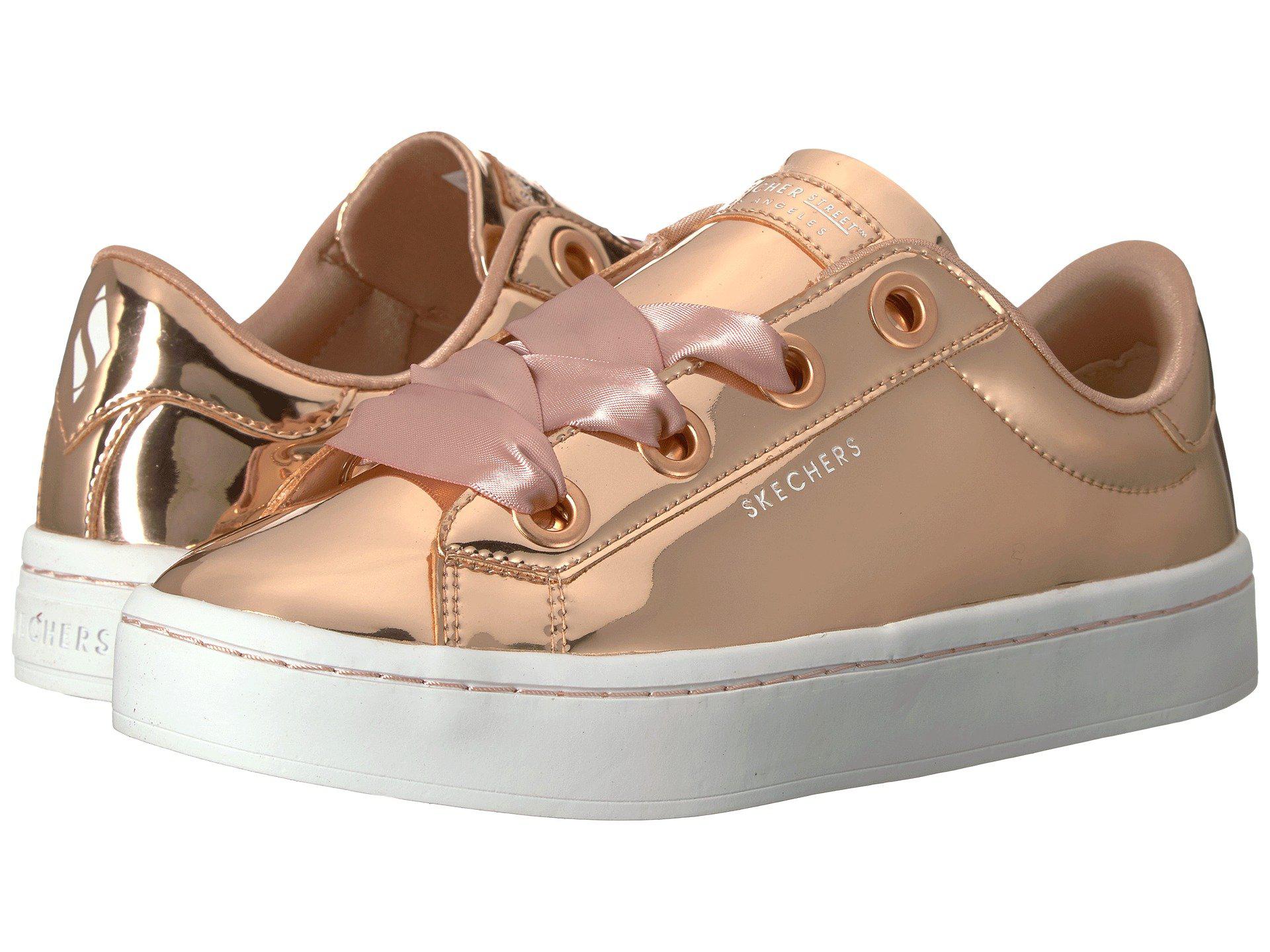 Skechers Hi-lites - Bling (rose Gold) Women's Shoes | Lyst