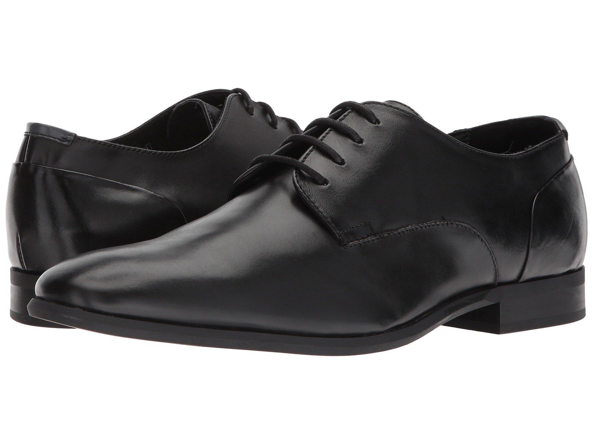 Calvin Klein Men�s Lucca Leather Dress Shoes in Black for Calvin Klein Men�s Lucca Leather Dress Shoes in Black for