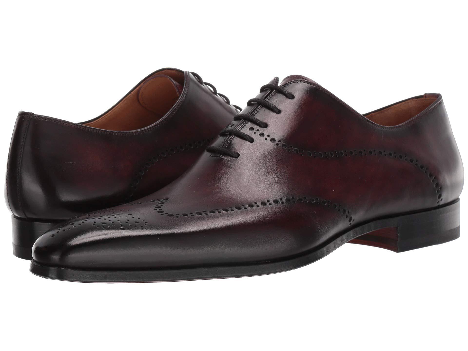 Magnanni Leather Jethro in Burgundy (Brown) for Men Lyst