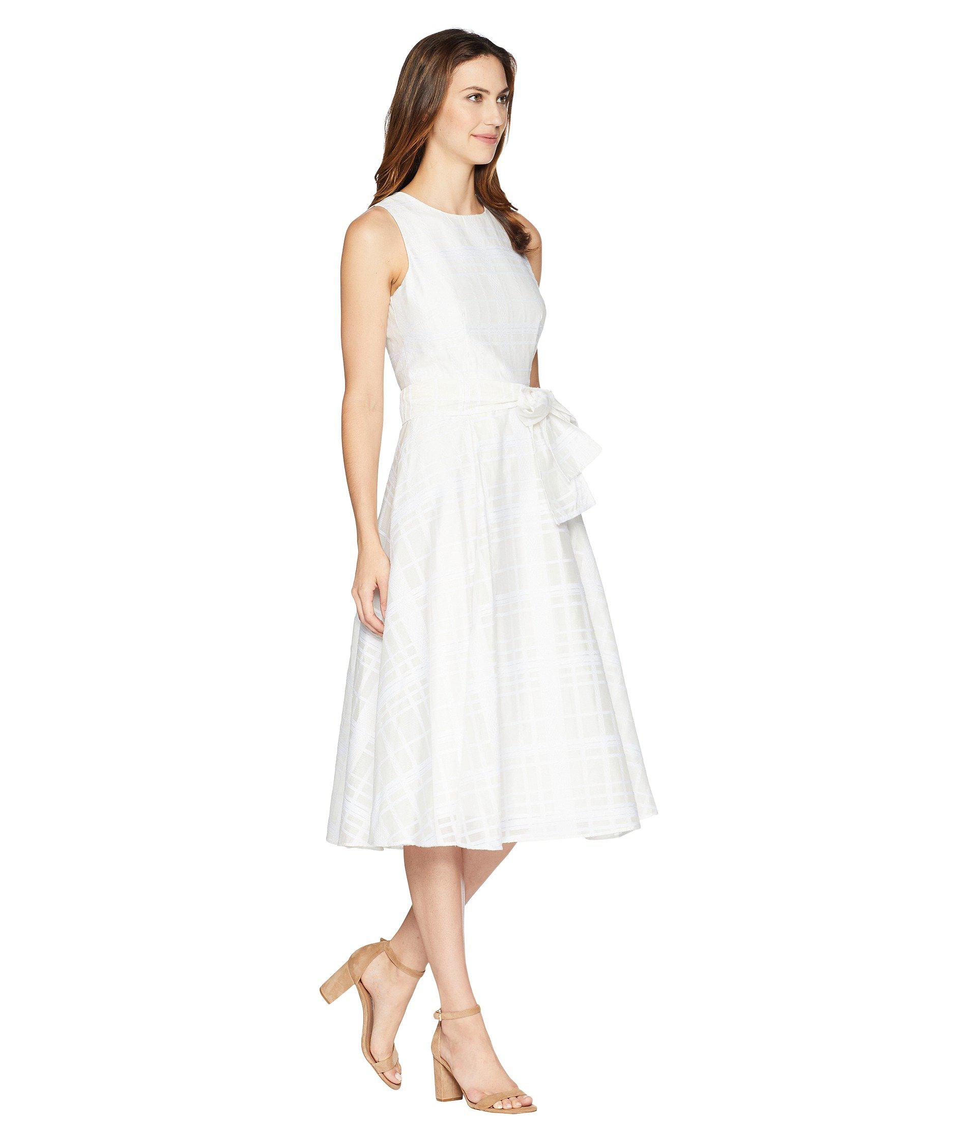 calvin klein belted dress