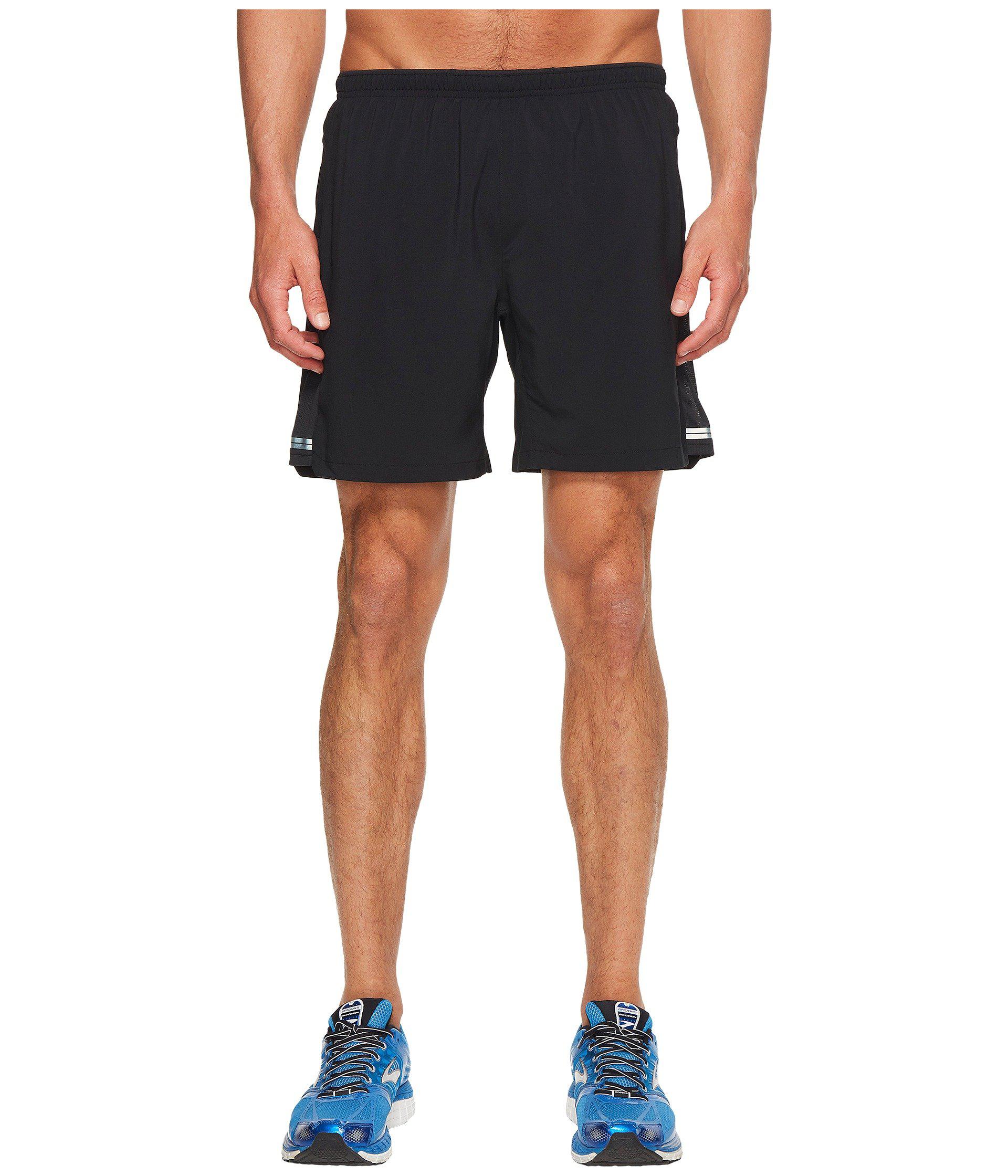 Brooks Synthetic Sherpa 7 2-in-1 Shorts in Black for Men - Lyst