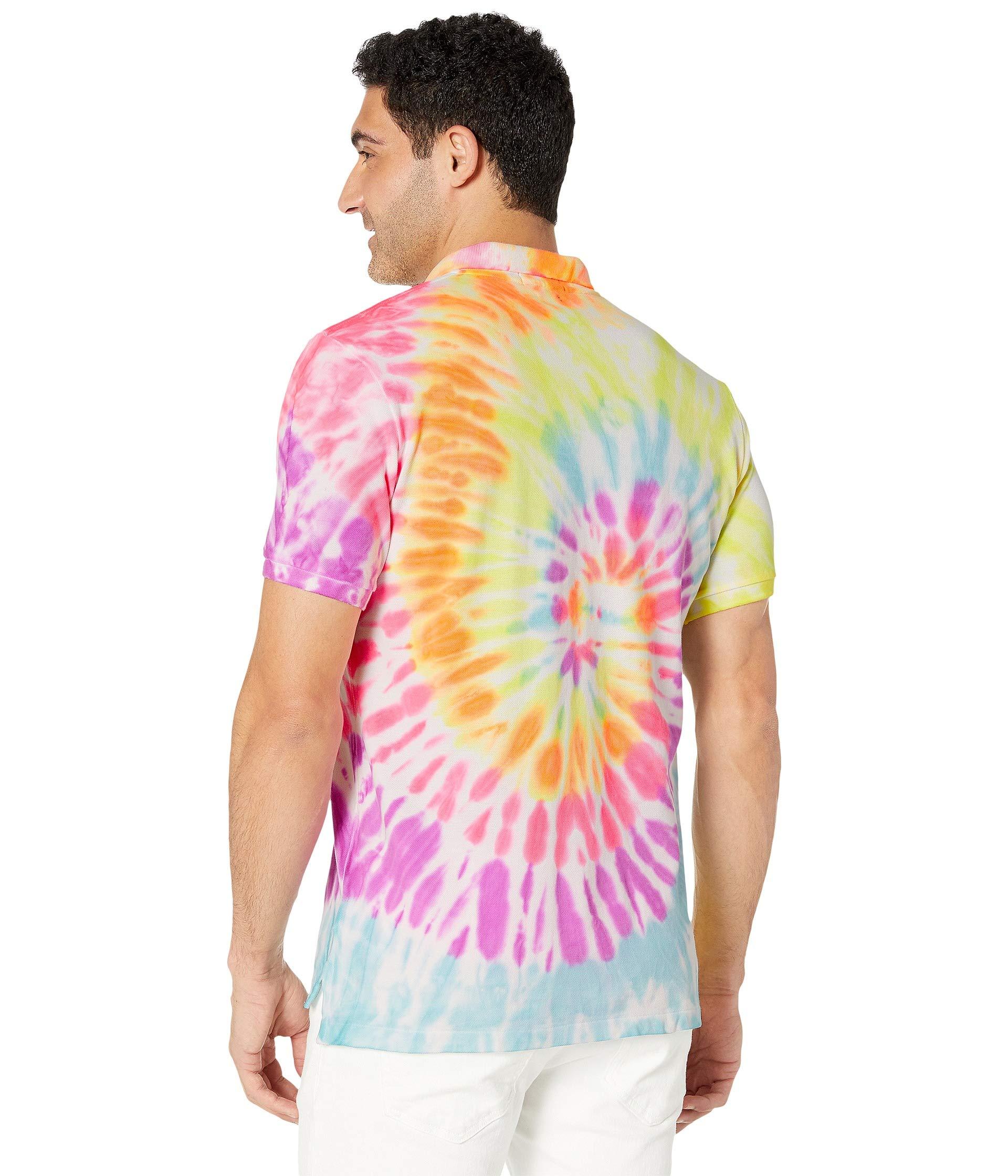 Download Polo Ralph Lauren Cotton Montauk Tie-dye Pique Polo Shirt ...