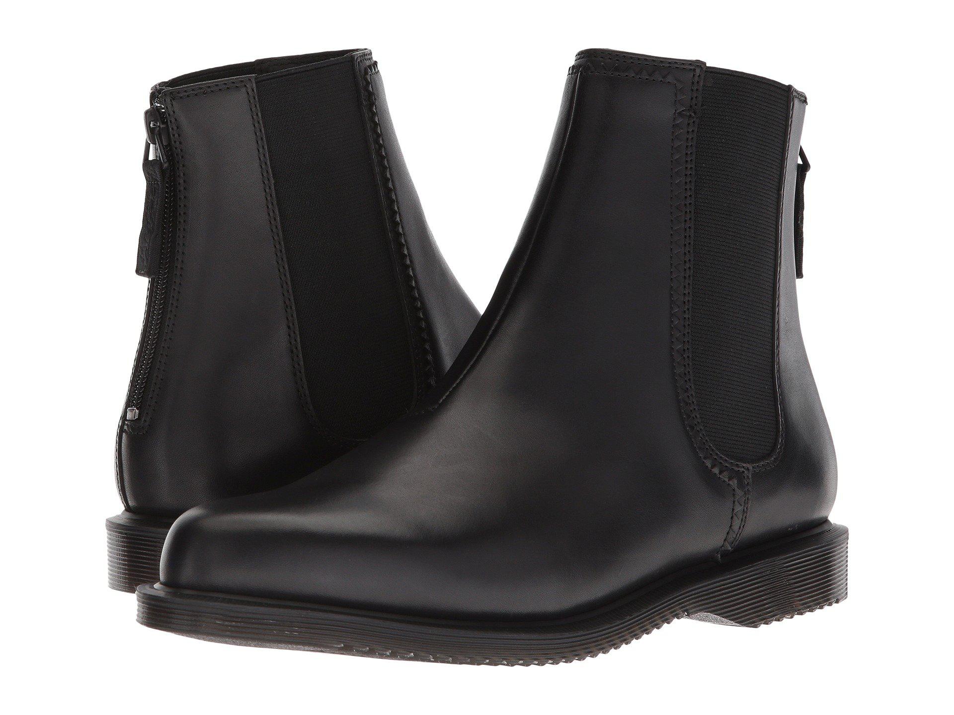 Dr. Martens Leather Zillow (black Temperley) Women's Boots | Lyst