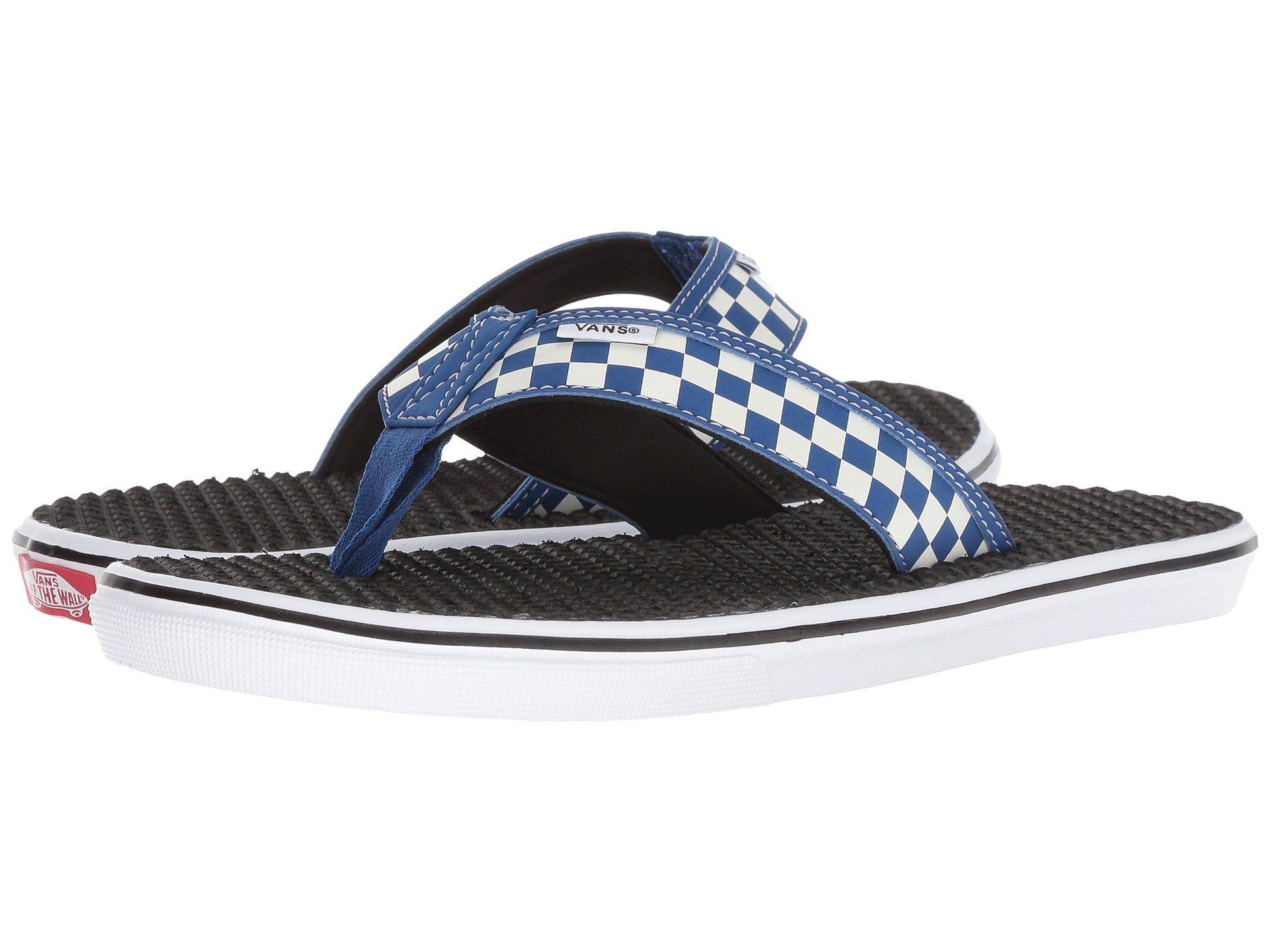 Vans La Costa Lite ((checkerboard) Black/classic White) Men's Sandals in  Blue for Men | Lyst