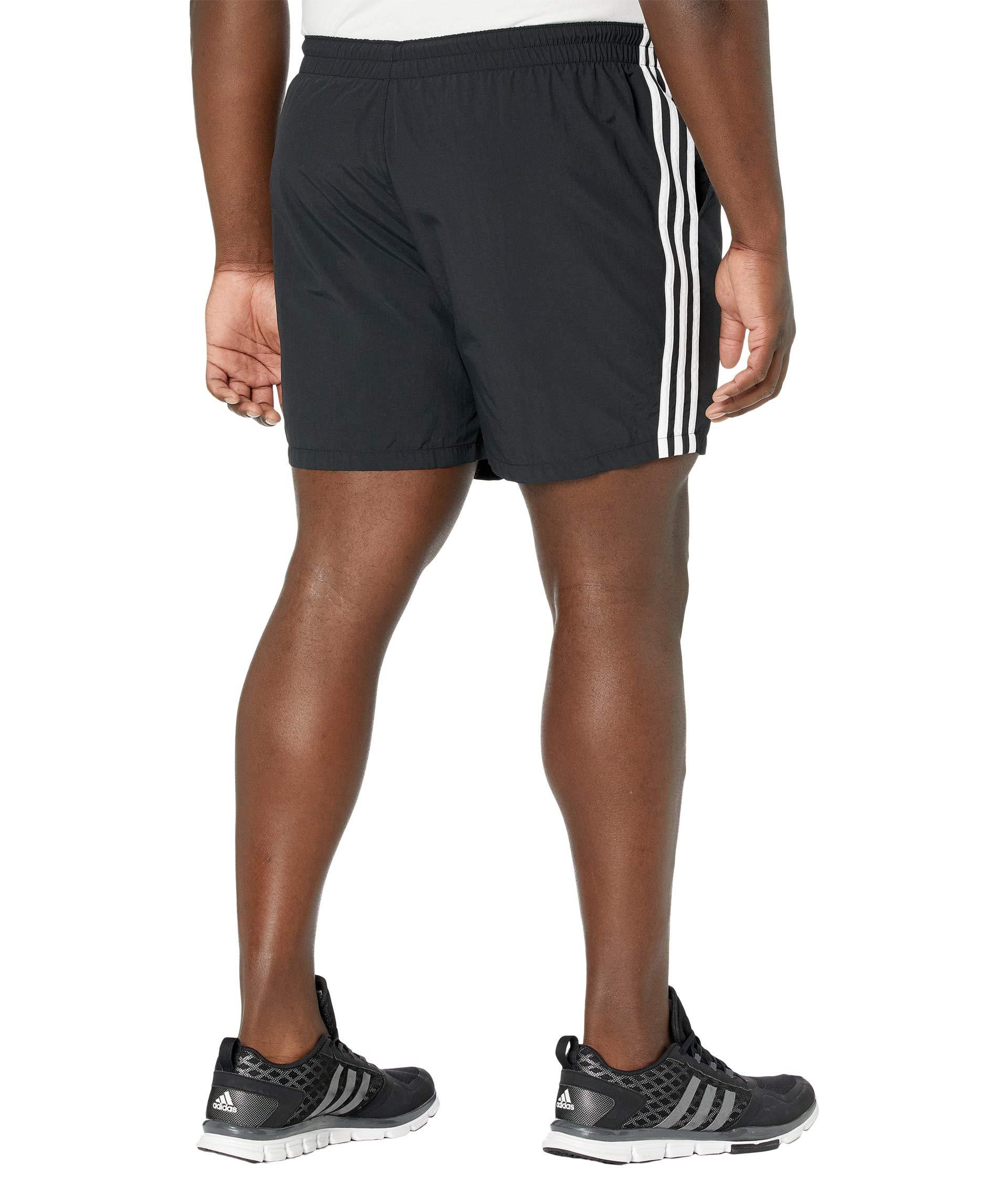 adidas 3 stripe swim shorts