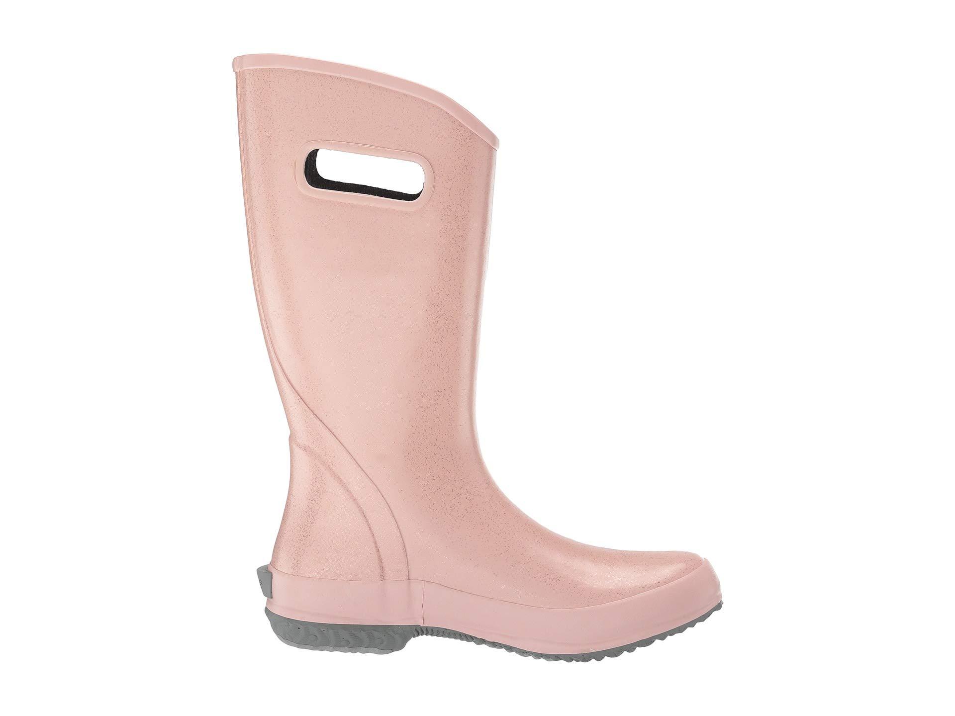 rose gold rain boots