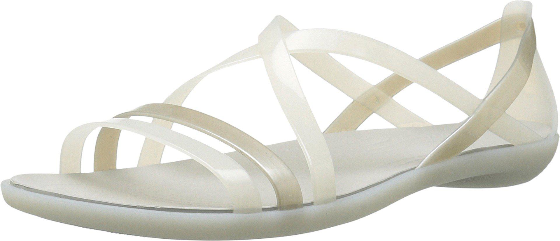 Crocs™ Isabella Strappy Sandal S: Oyster/pearl White: Uk 3 | Lyst