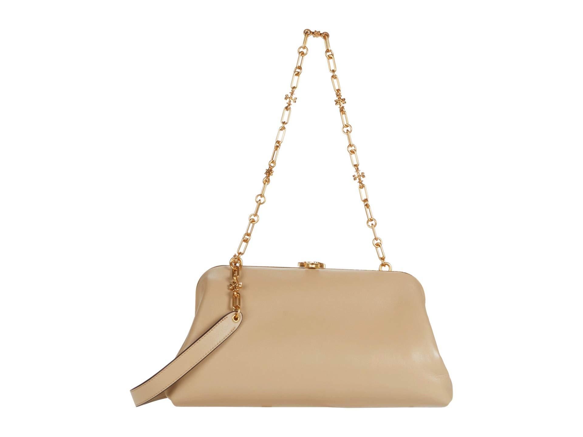 Tory Burch Cleo Bag in Natural | Lyst