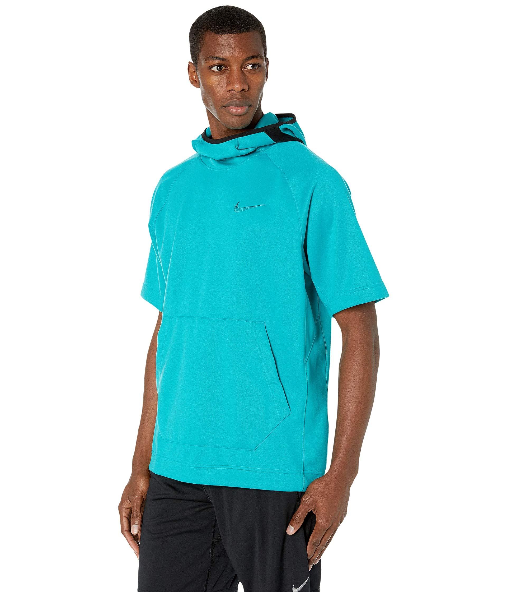 nike spotlight short sleeve hoodie