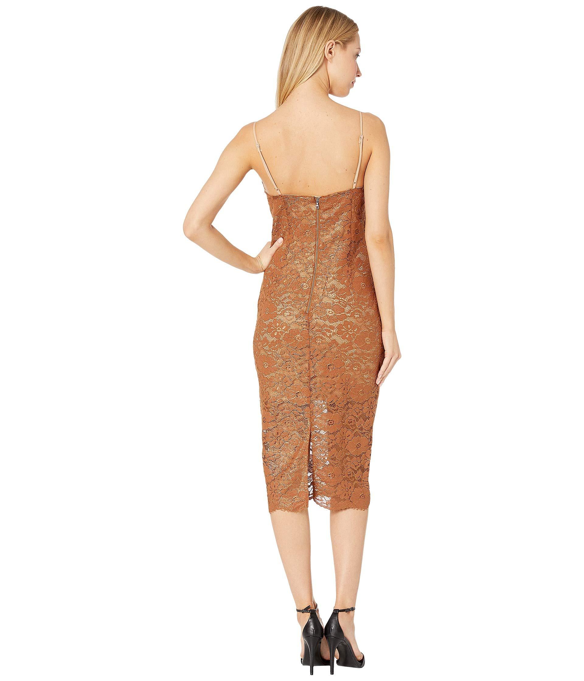 bardot gold dress