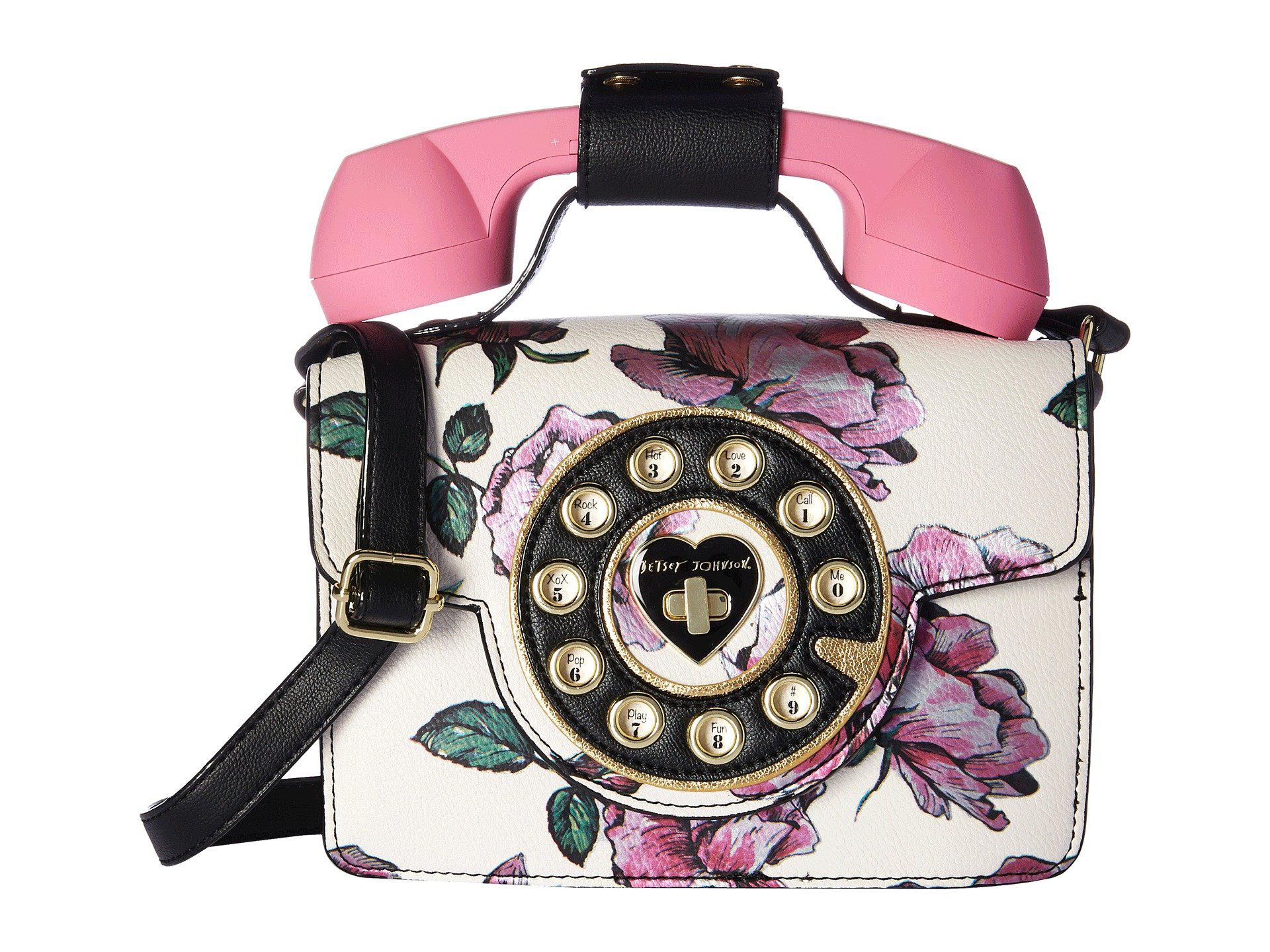 betsey johnson telephone purse