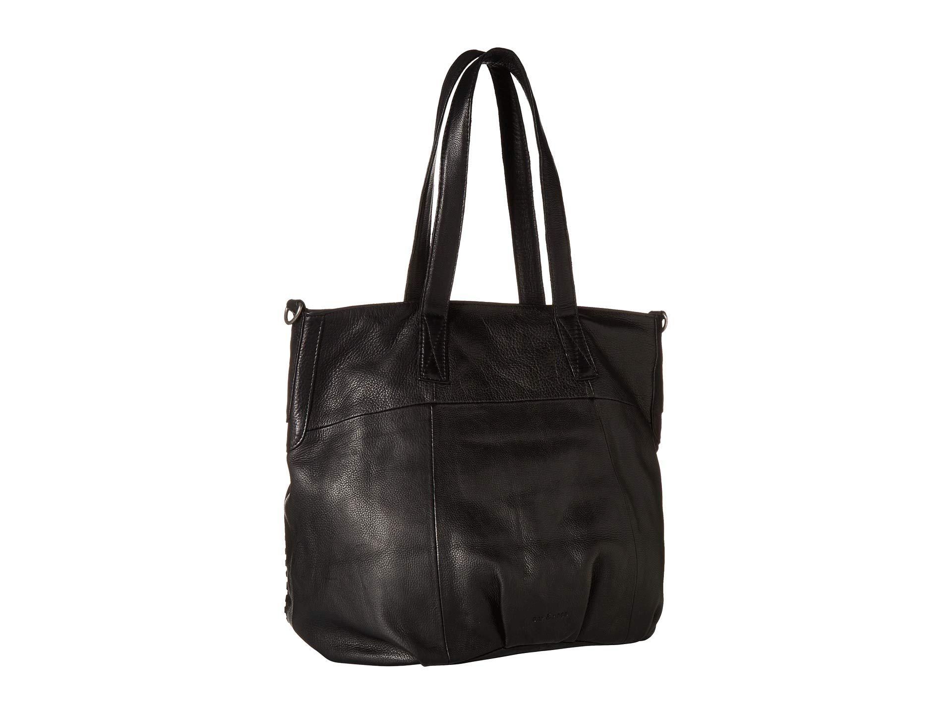Day \u0026 Mood Leather Levie Tote in Black 