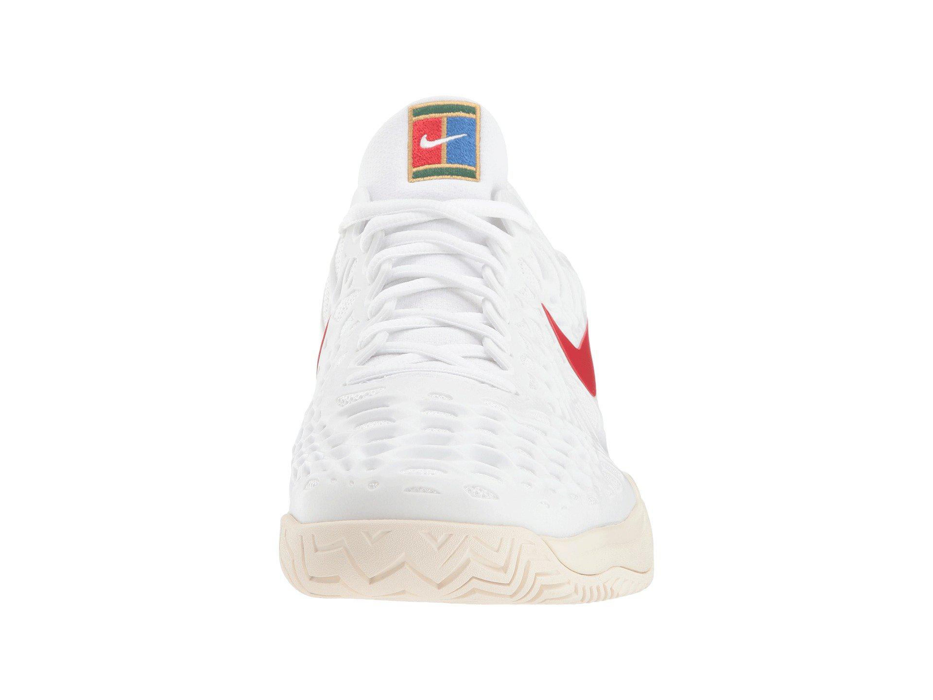 Nike Zoom Cage 3 Hc (white/university Red/light Cream) Men's Tennis Shoes  for Men | Lyst