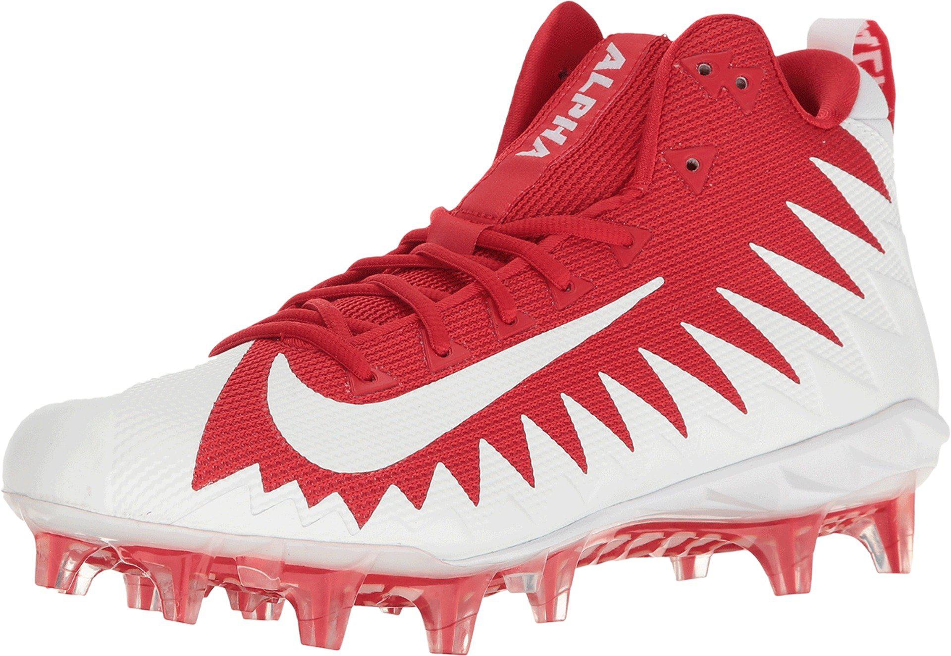 nike alpha menace elite white and red