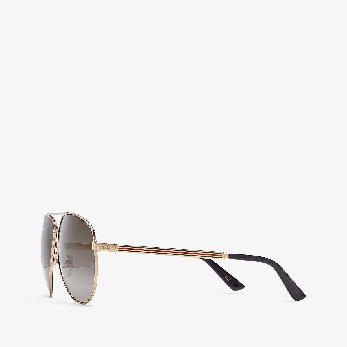 gucci gg0137s aviator sunglasses