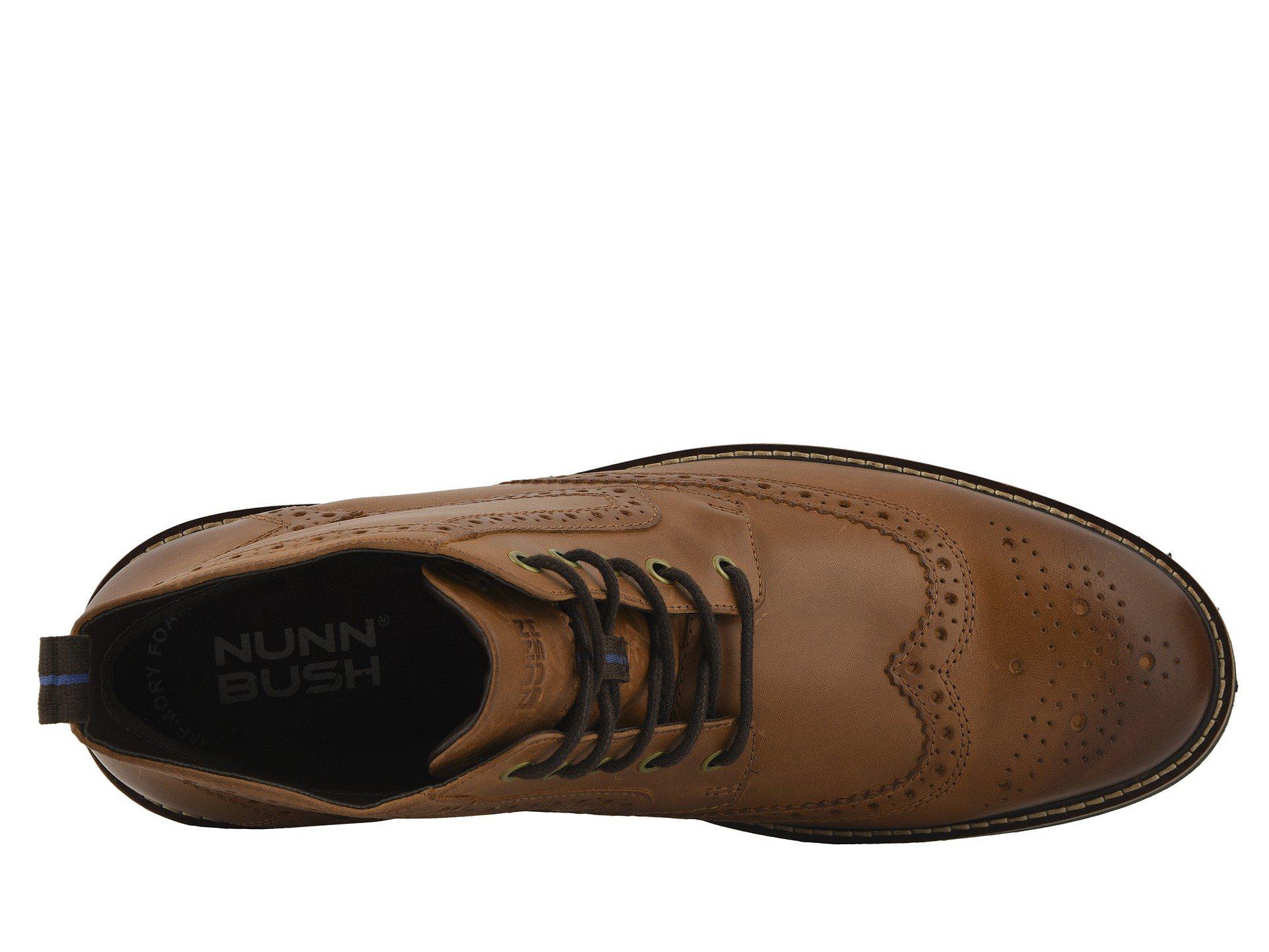 nunn bush odell men's wingtip dress boots