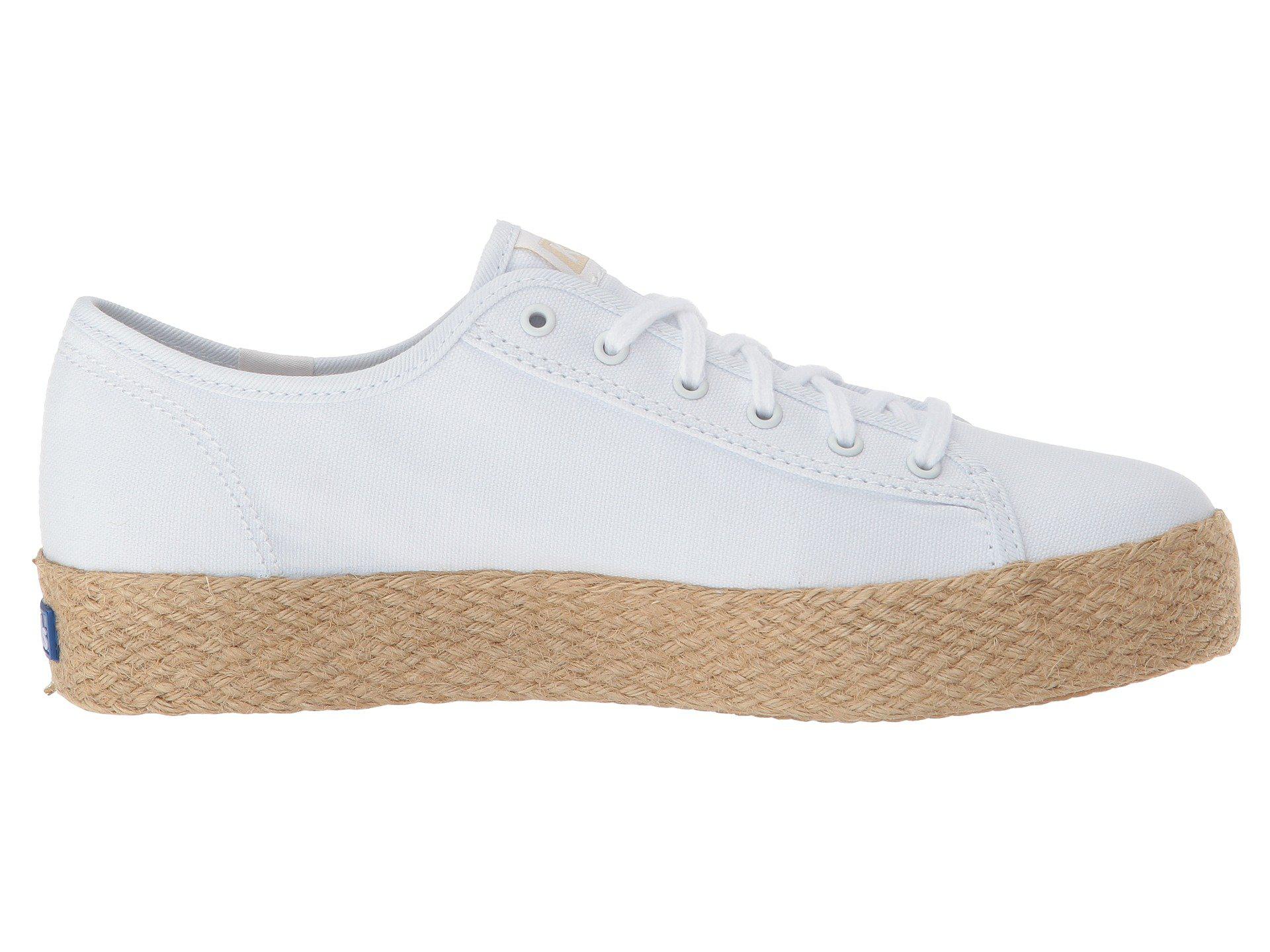 keds triple kick cotton canvas jute