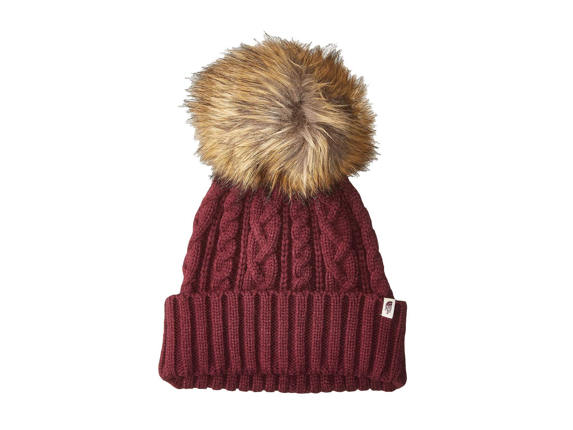 north face oh mega pom beanie