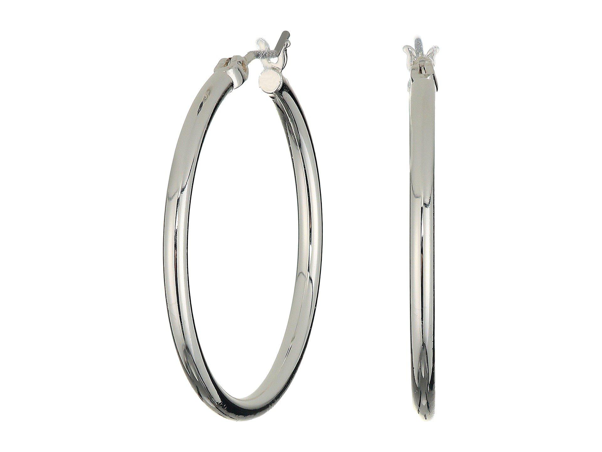 Lauren by Ralph Lauren Hoop Earrings in Silver (Metallic) Lyst