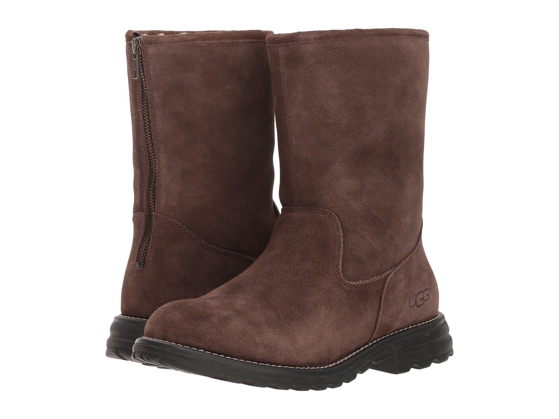 UGG Leather Langley in Brown - Lyst