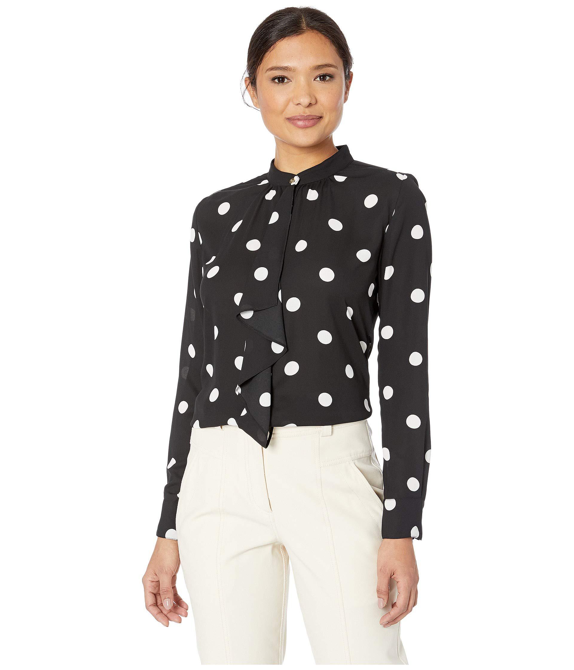 ralph lauren polka dot shirt