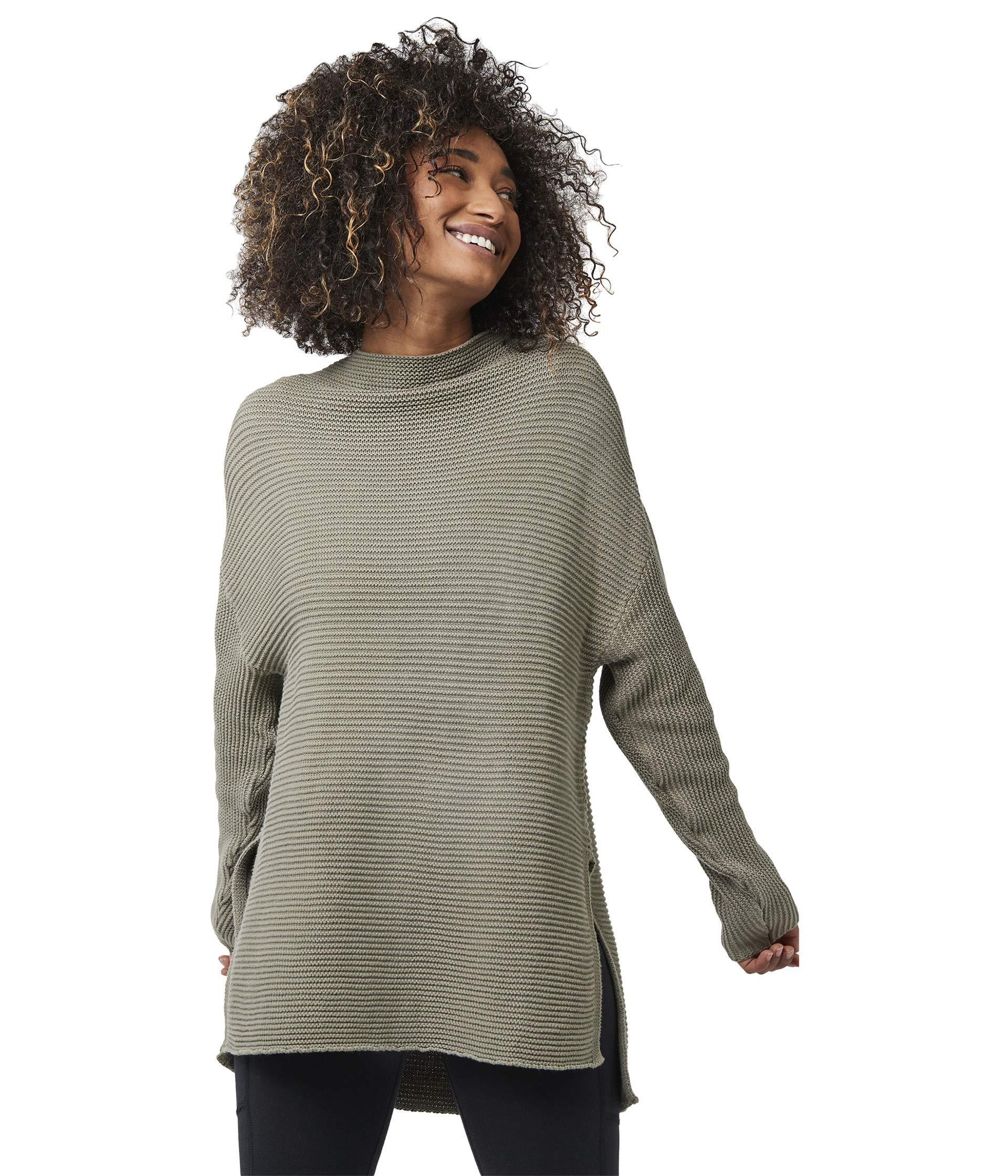 Pact Organic Cotton Sweater Tunic in Gray