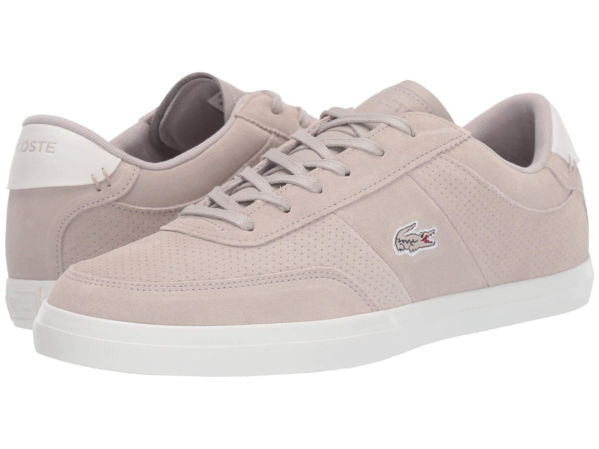 lacoste court master grey
