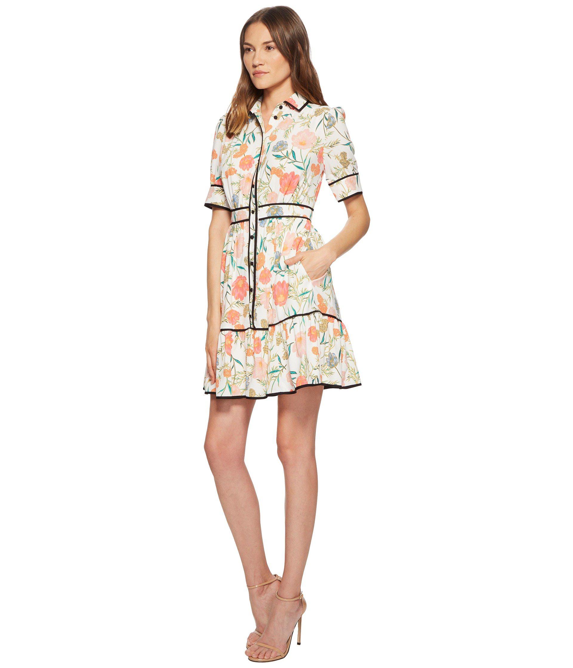 kate spade blossom fluid shirtdress