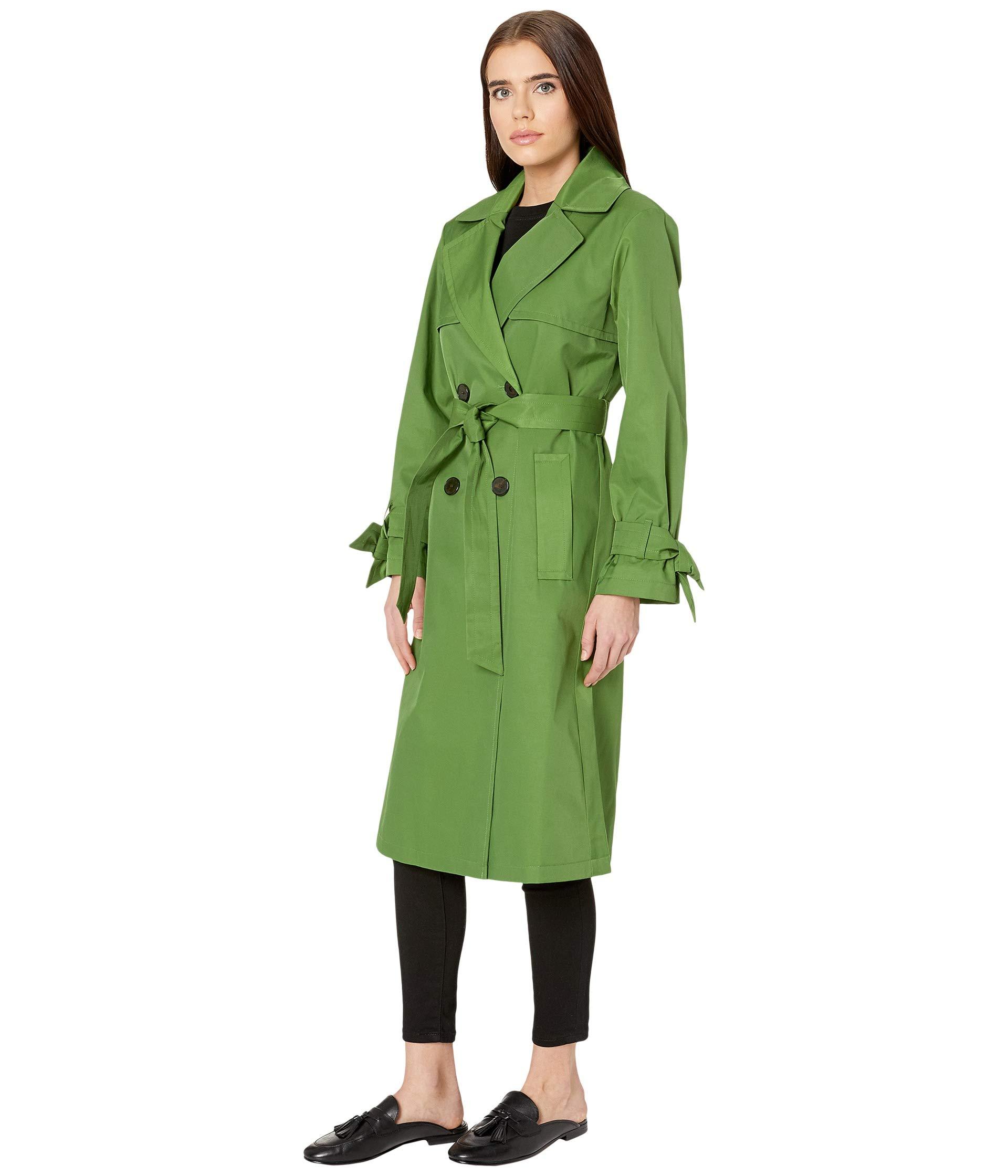 Sam Edelman Green Trench Coat Online 