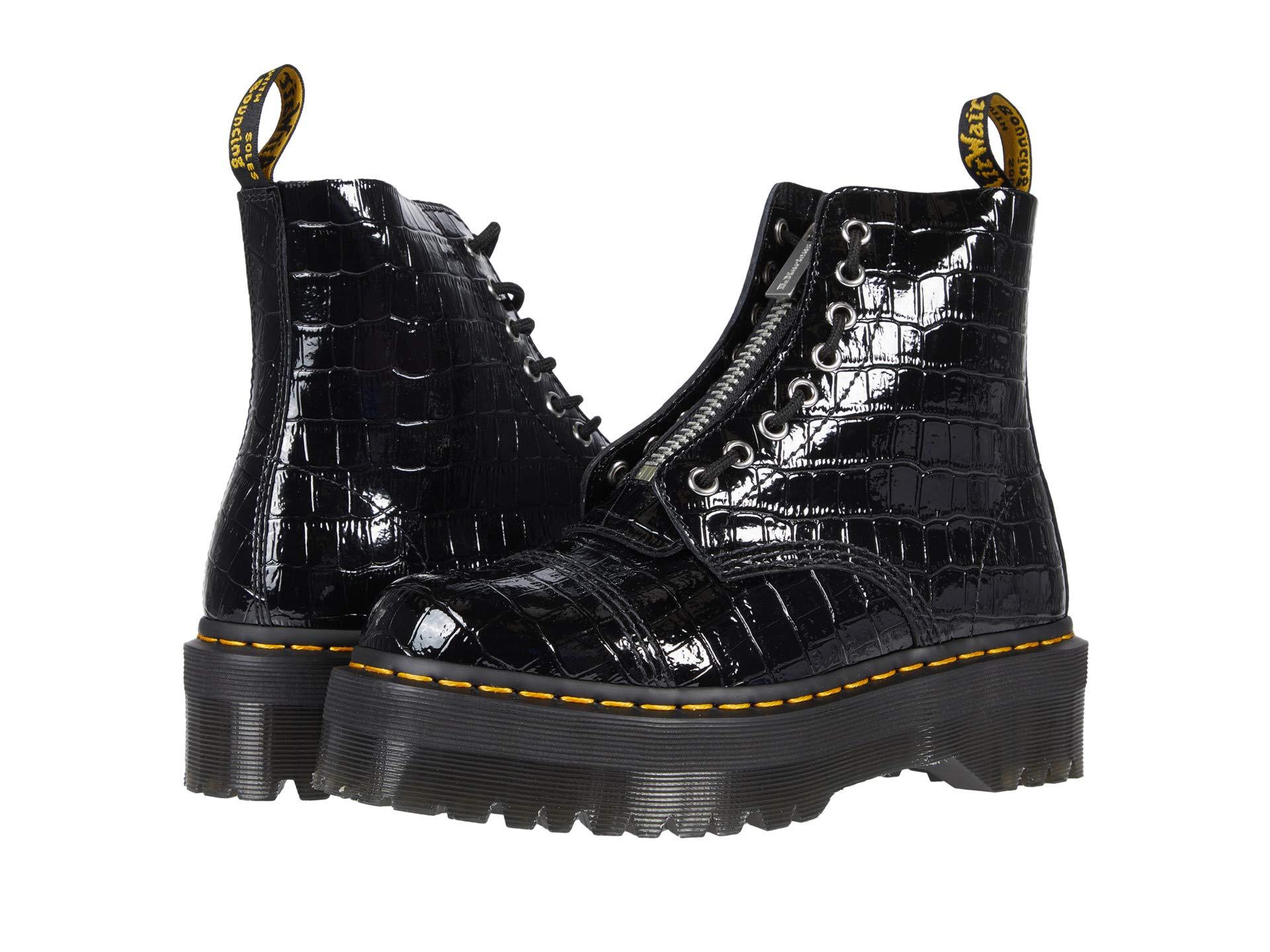 dr marten sinclair leather platform boots