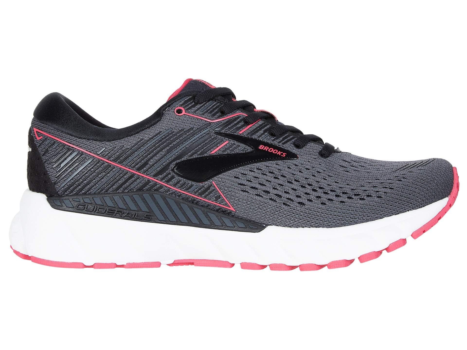 brooks adrenaline gts 19 black purple coral