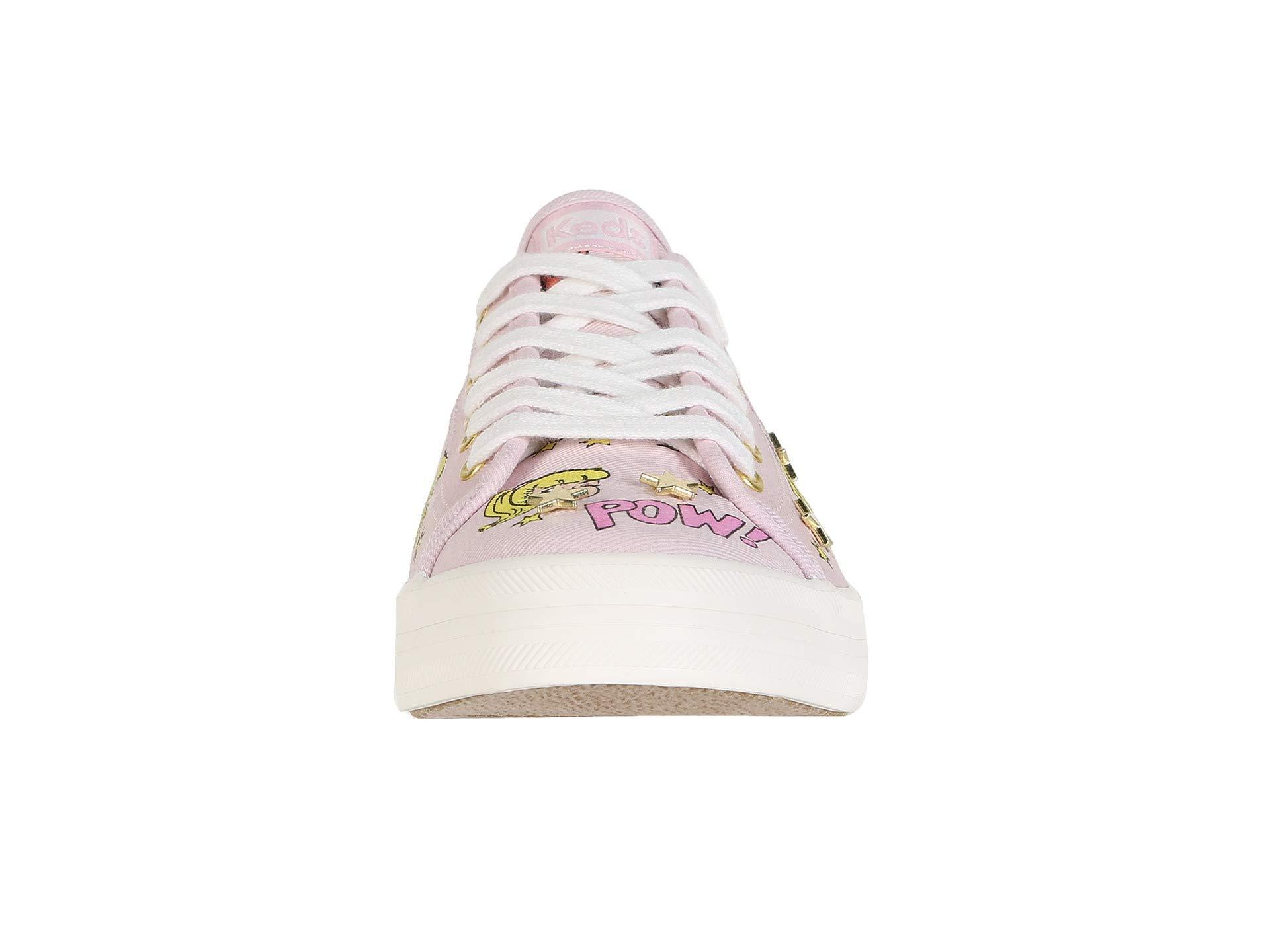 Womens White Multicolor Floral Print Canvas Lace Up Sneaker Plimsoll Tennis Shoe