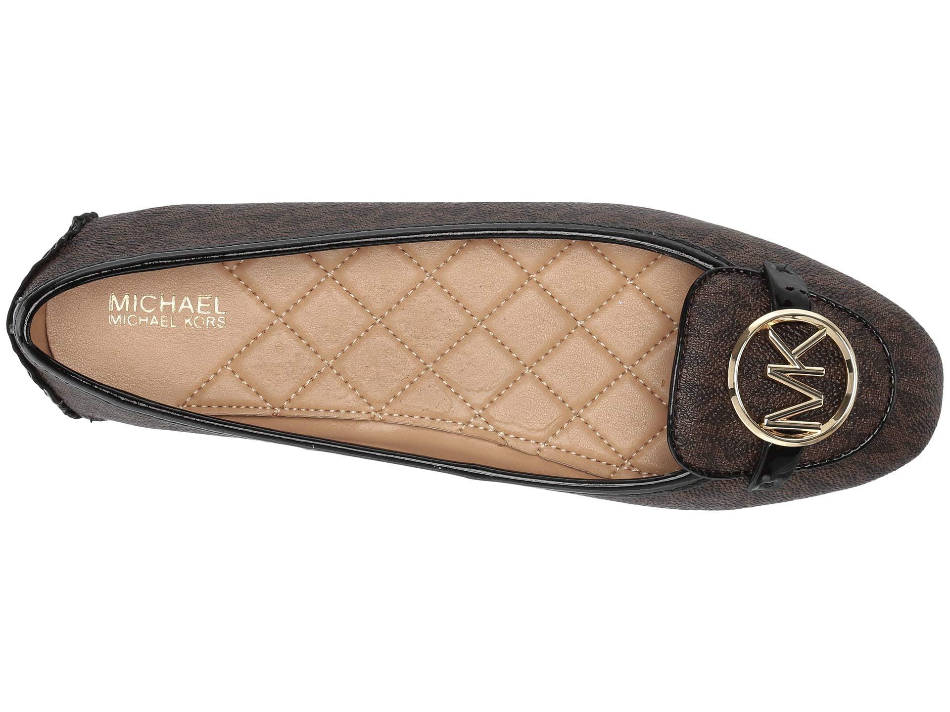 michael kors logo flats