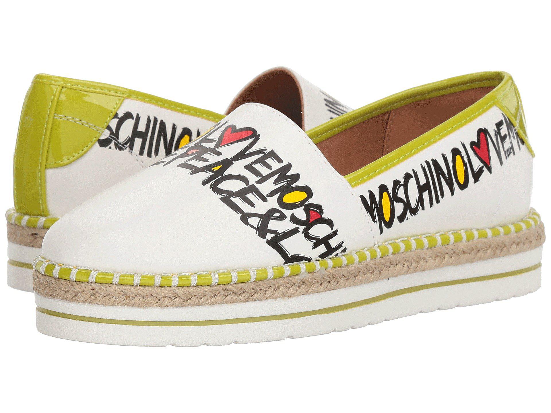 love moschino espadrilles white