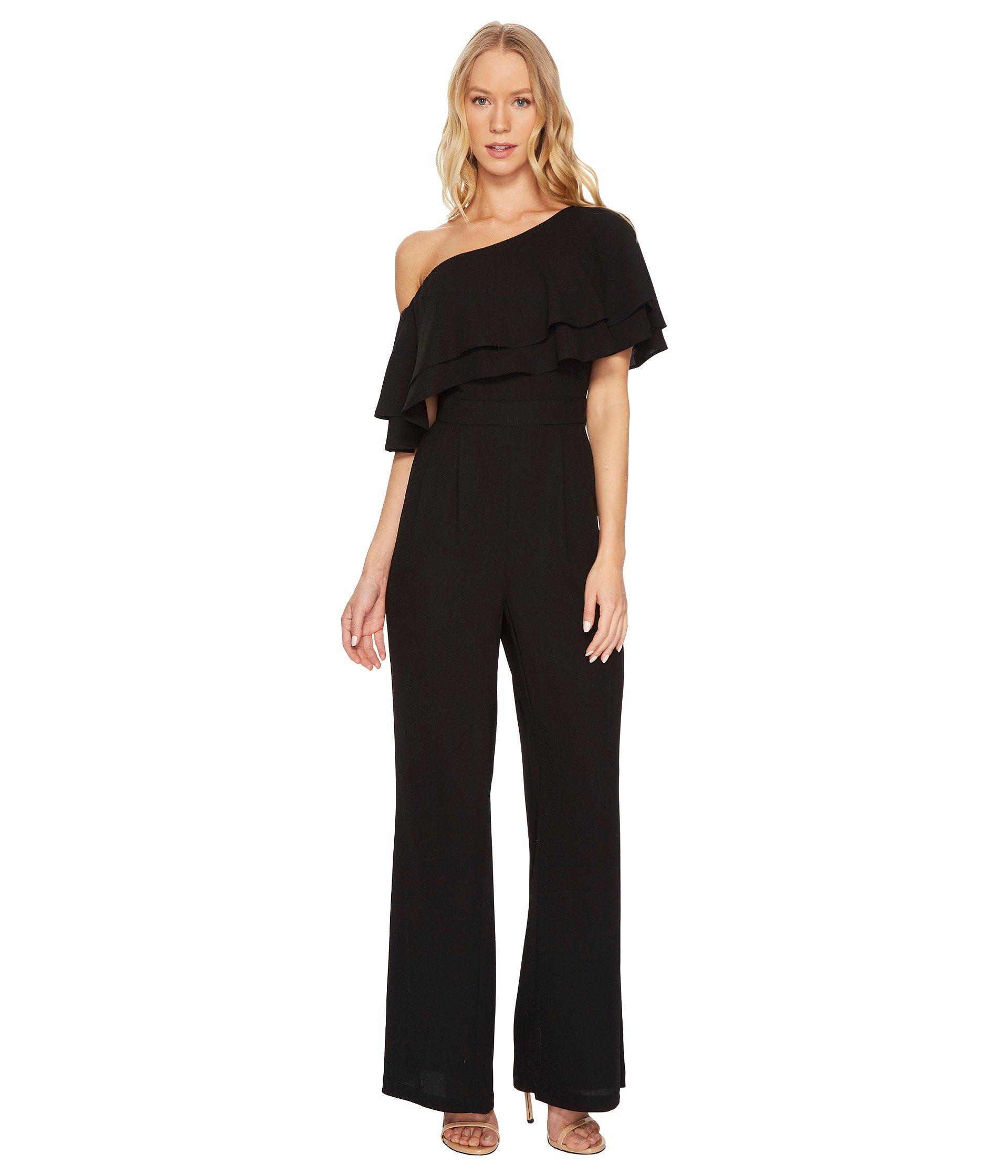 vince camuto ruffle jumpsuit