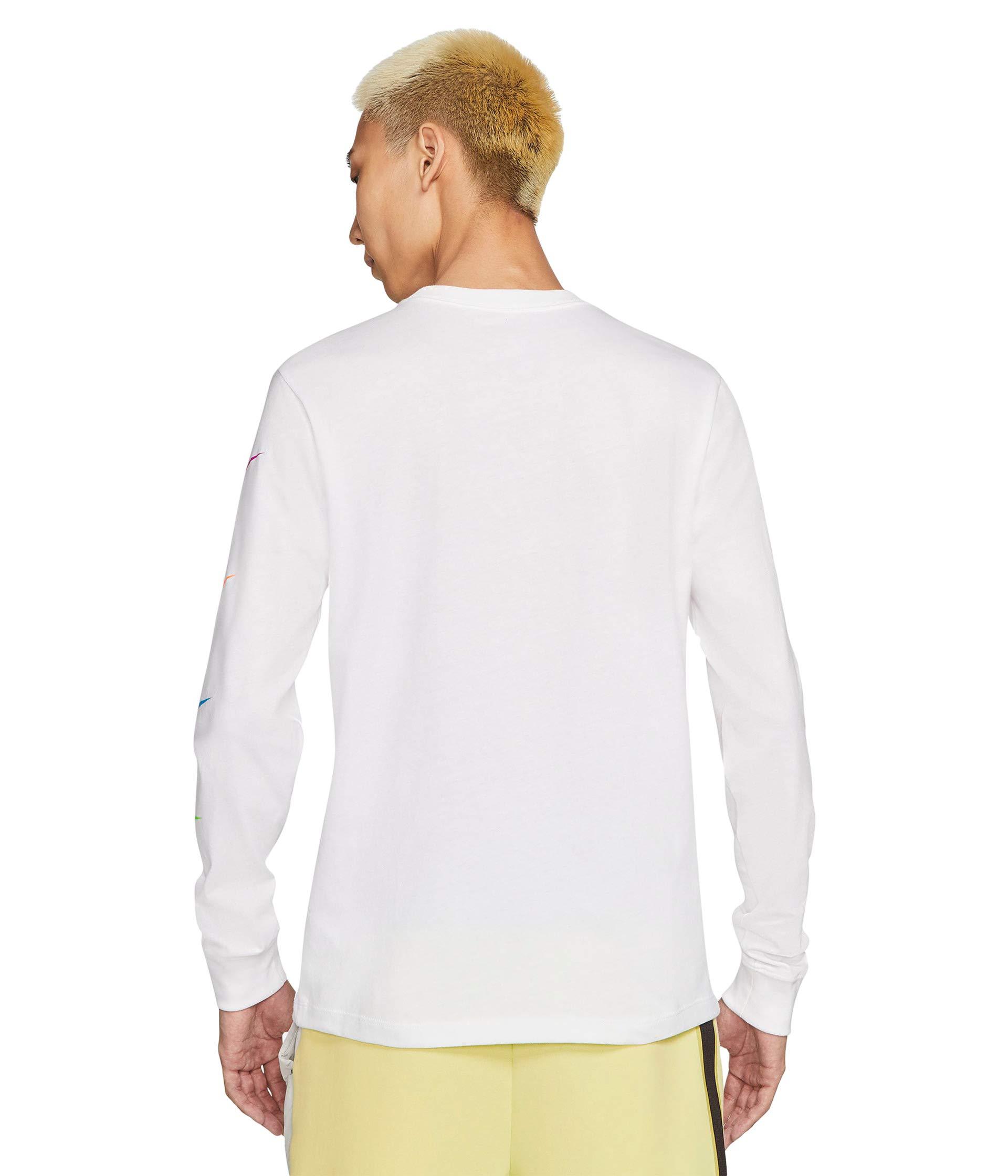 Nike Cotton Nsw Long Sleeve Sp Brandmarks Just Do It Tee in White for Men -  Lyst