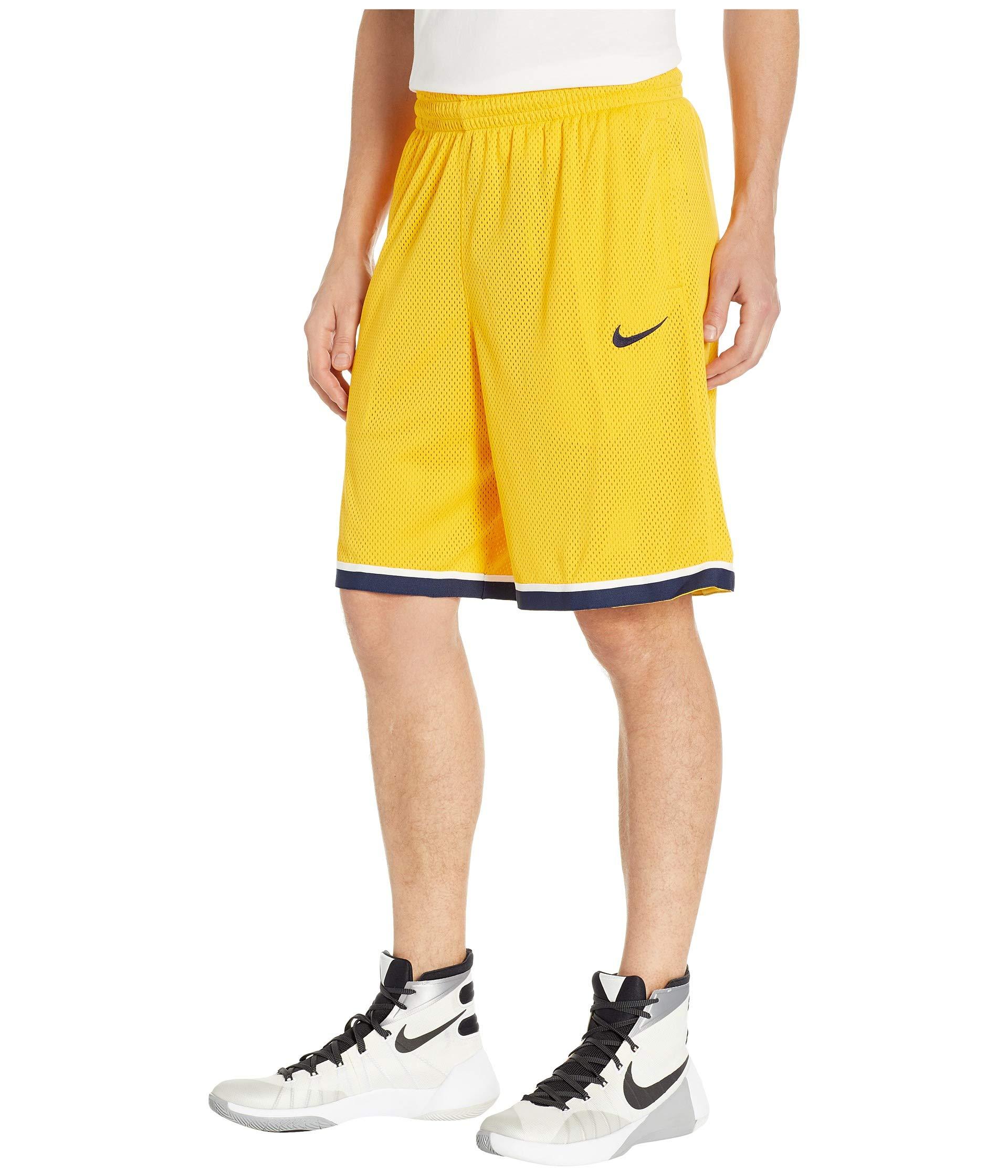 Nike Synthetic Drifit Classic Basketball Shorts in Yellow (Orange) for