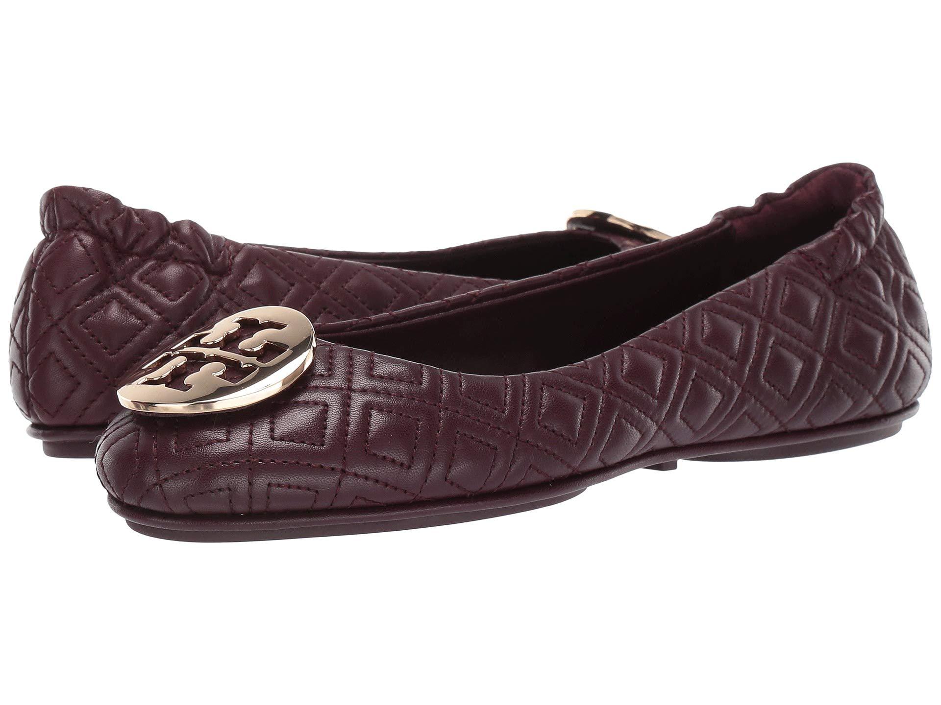 quilted minnie flat tory burch