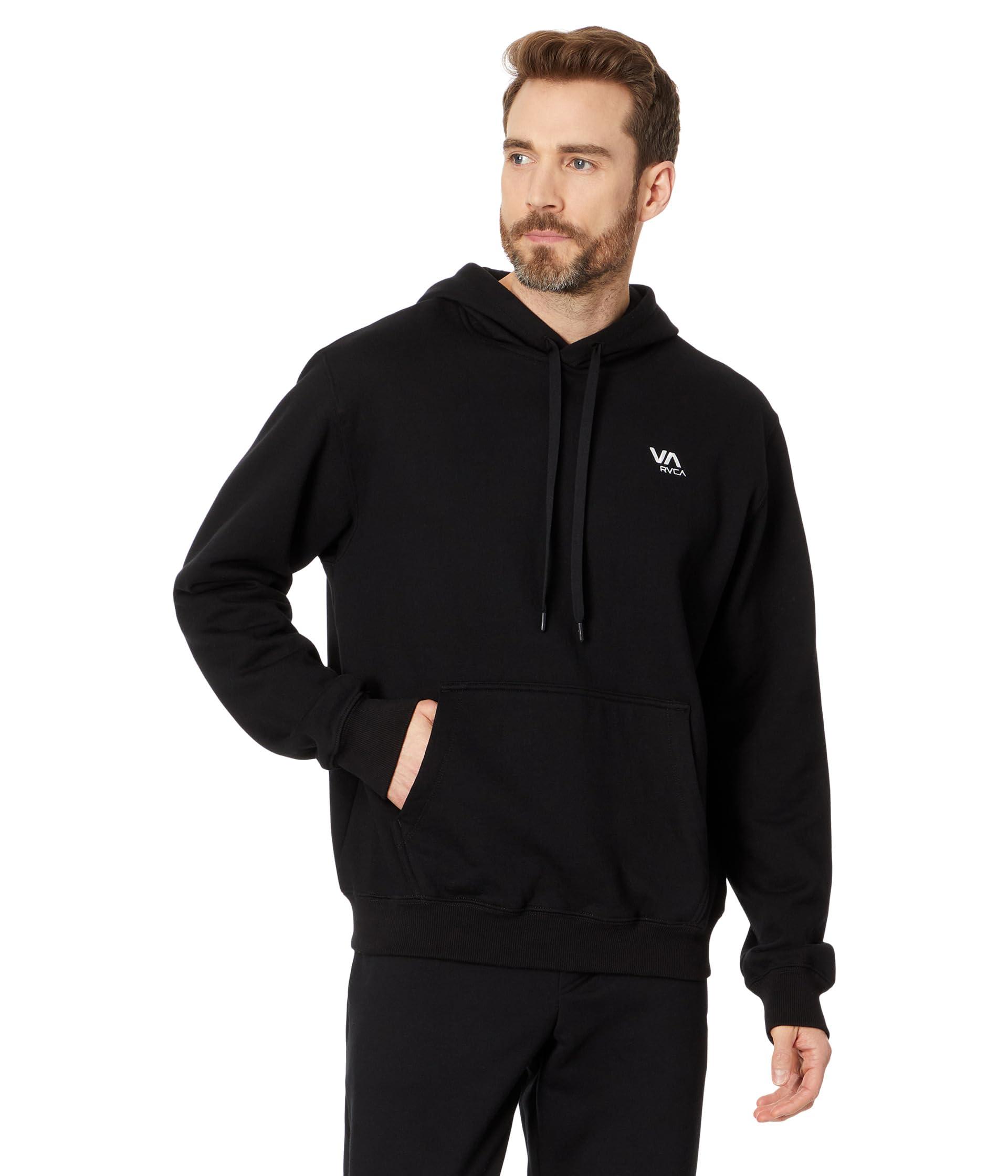 RVCA Va Essential Pullover Hoodie in Black for Men Lyst