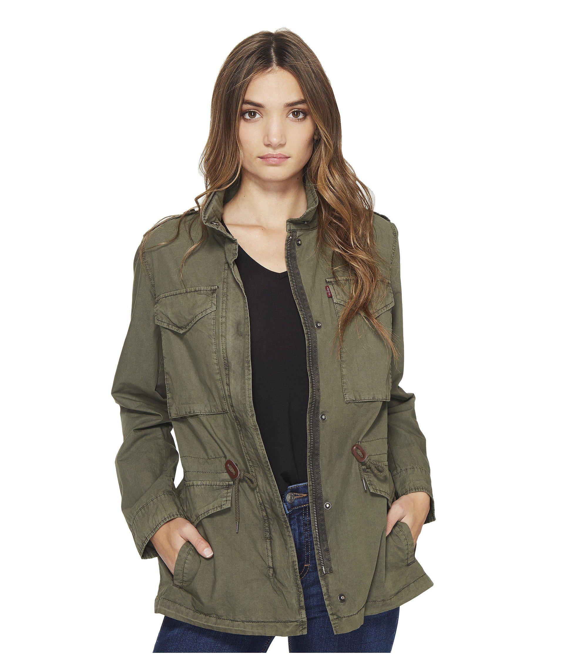 Levi's Levi's(r) Four-pocket Utility Jacket (army) Women's Coat in Green