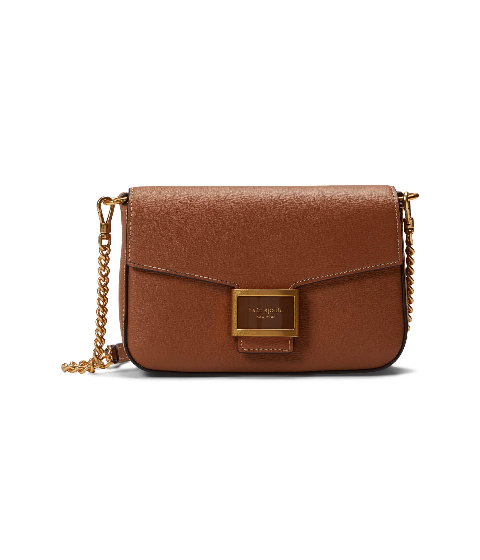 Kate Spade Katy Flap Chain Crossbody in Brown | Lyst