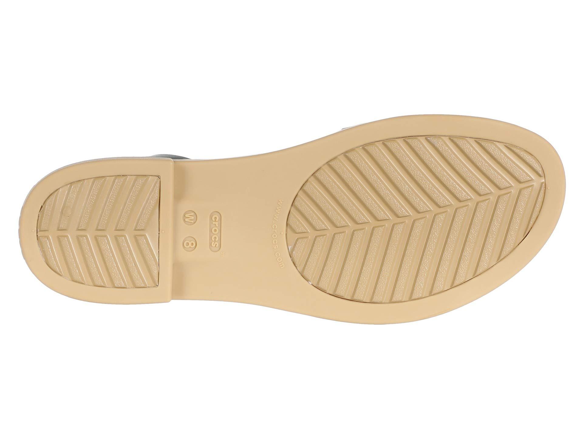 Crocsâ¢ Tulum Open Flat in Black - Lyst